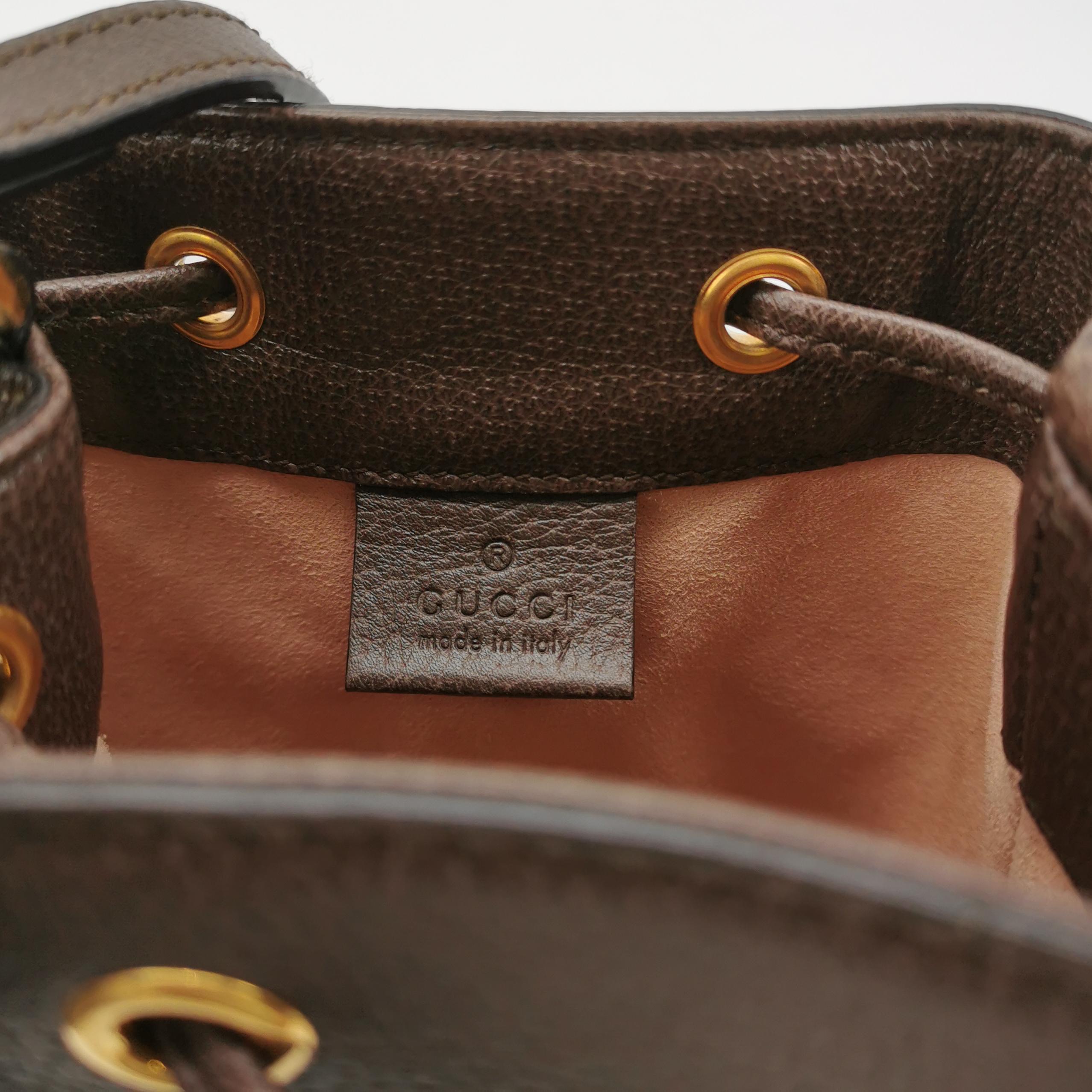 Gucci Ophidia Bucket Bag GG Coated Canvas Mini — photo 8 of 15