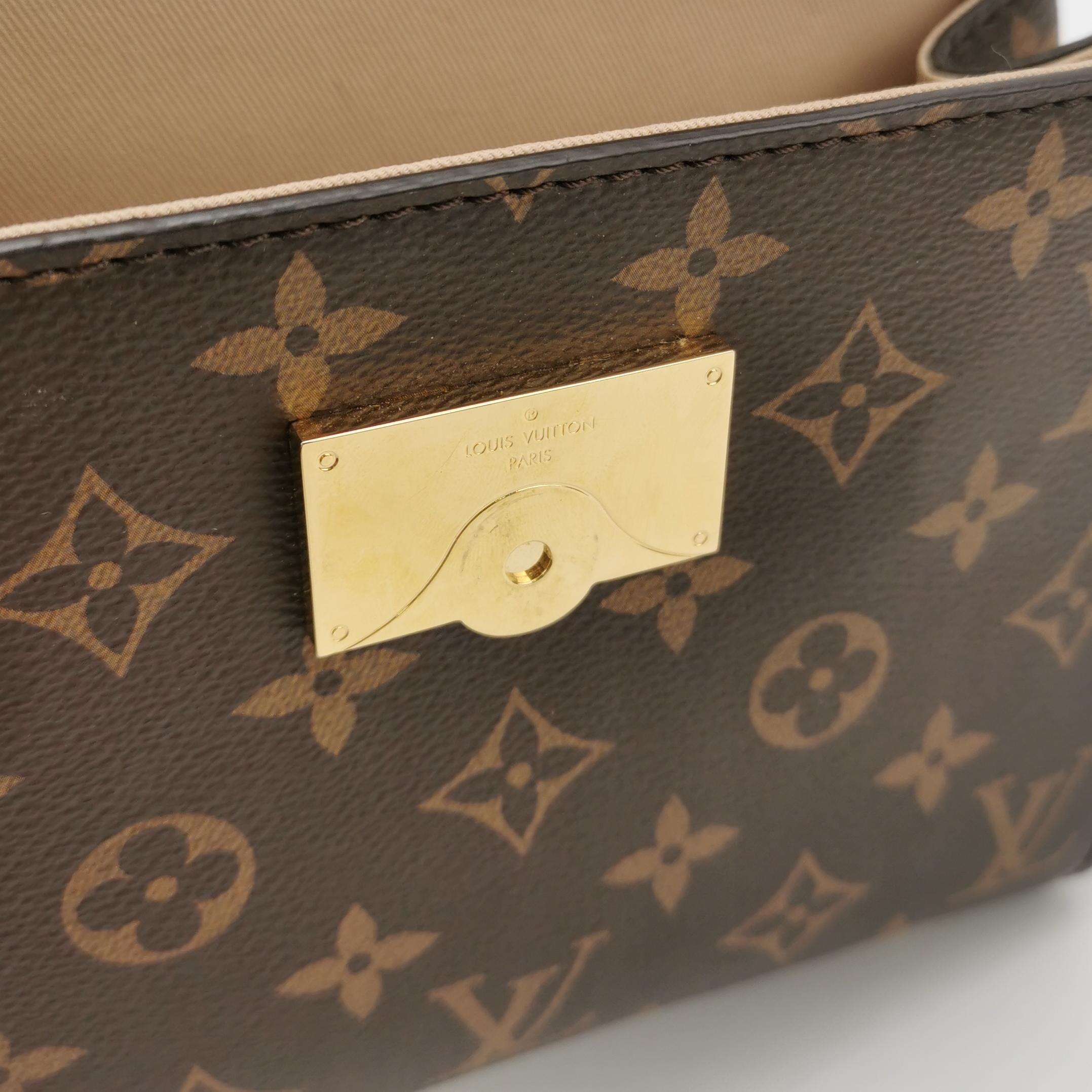 Louis Vuitton(LV) Cluny Top Handle NM Bag Monogram Canvas Mini — photo 11 of 21