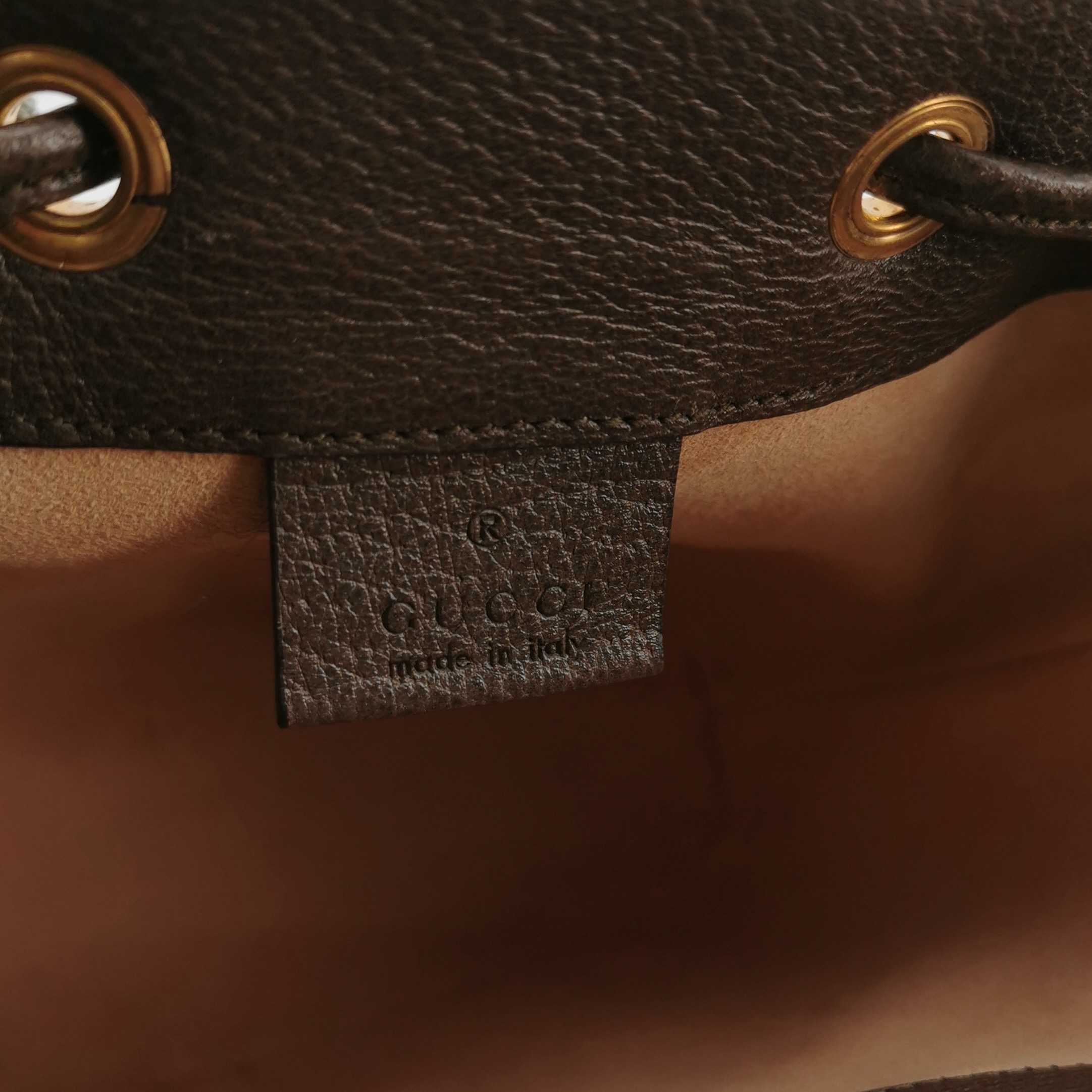 Gucci Ophidia Bucket Bag GG Coated Canvas Mini — photo 8 of 14