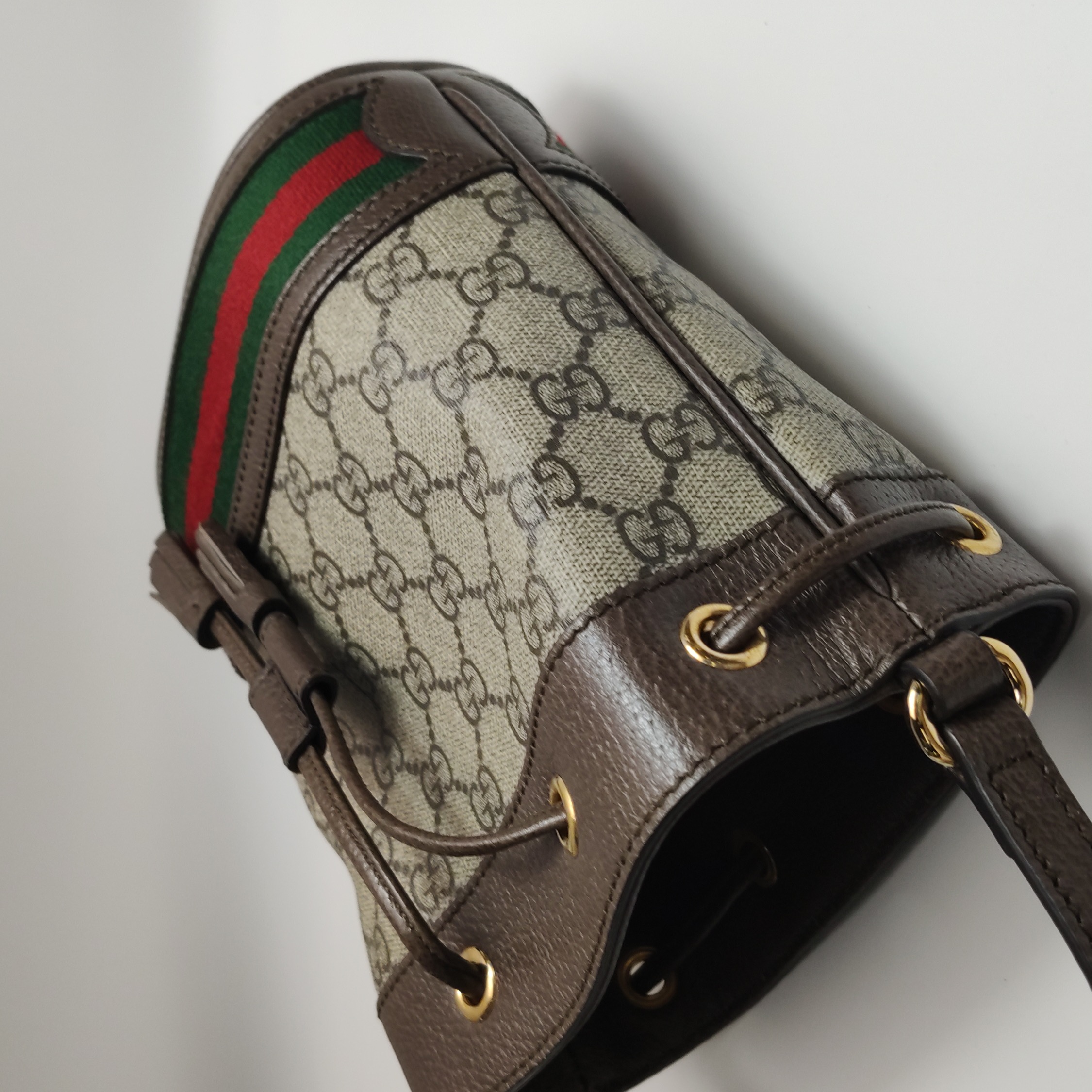 Gucci Ophidia Bucket Bag GG Coated Canvas Mini — photo 14 of 14