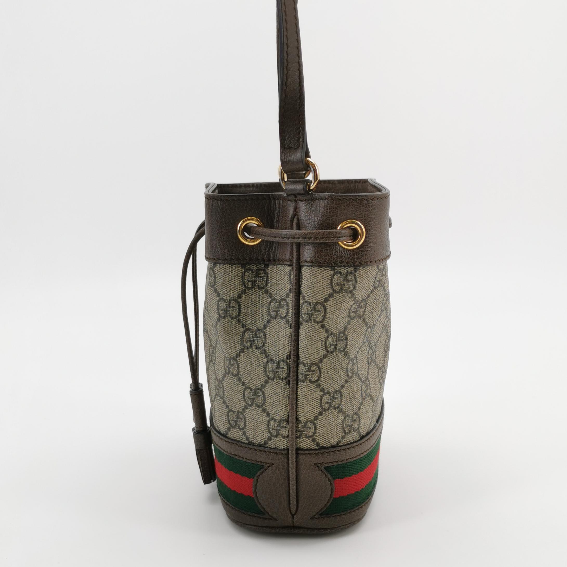 Gucci Ophidia Bucket Bag GG Coated Canvas Mini — photo 5 of 15