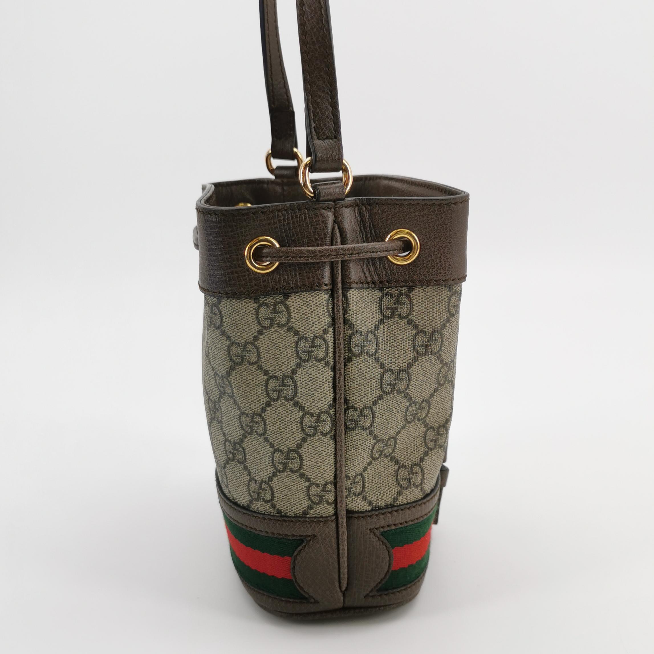 Gucci Ophidia Bucket Bag GG Coated Canvas Mini — photo 4 of 15