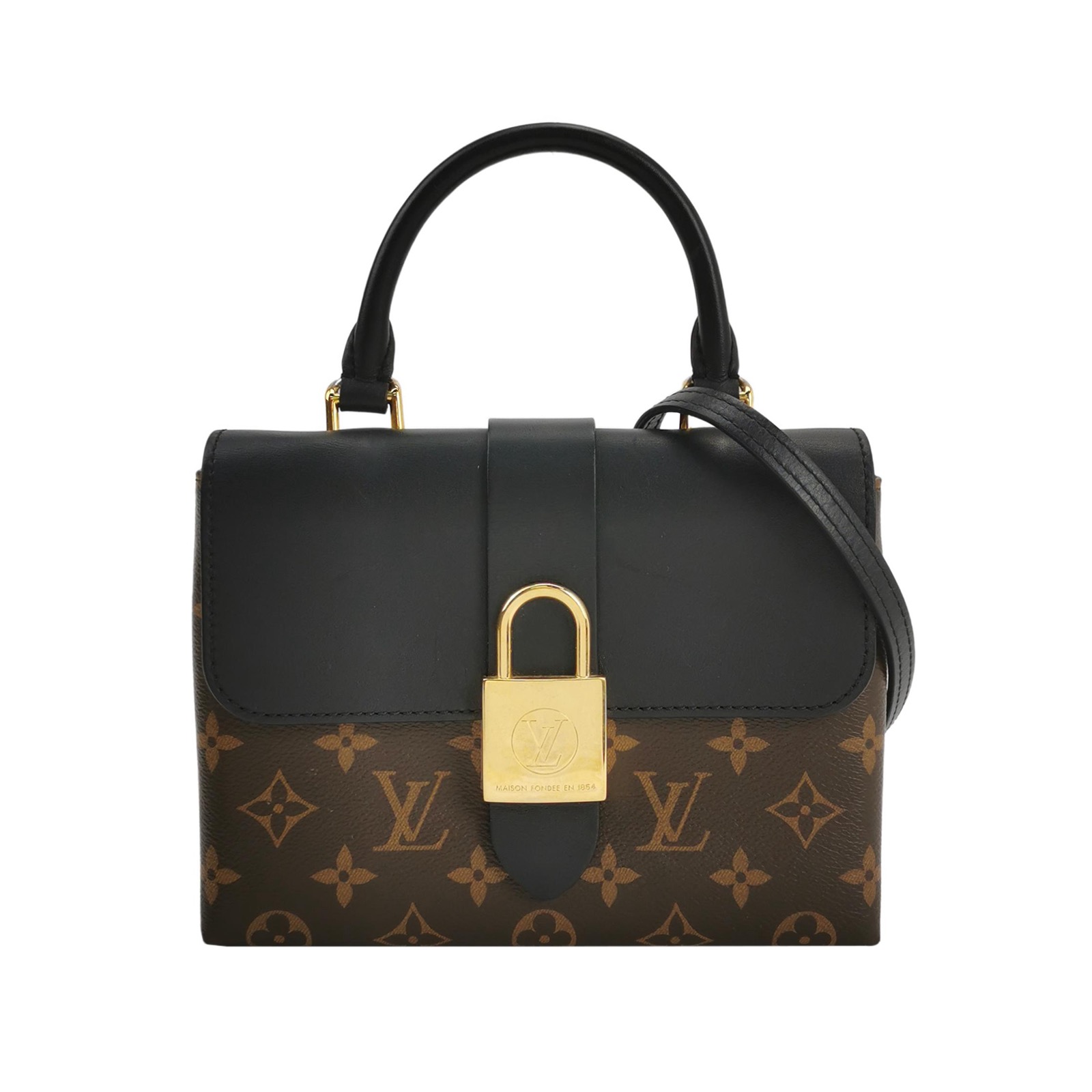 Louis Vuitton(LV) Locky Handbag Monogram Canvas with Leather BB — photo 1 of 21
