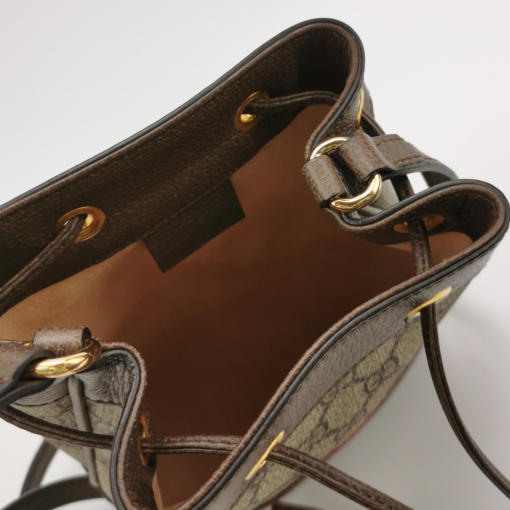 Gucci Ophidia Bucket Bag GG Coated Canvas Mini — photo 7 of 15