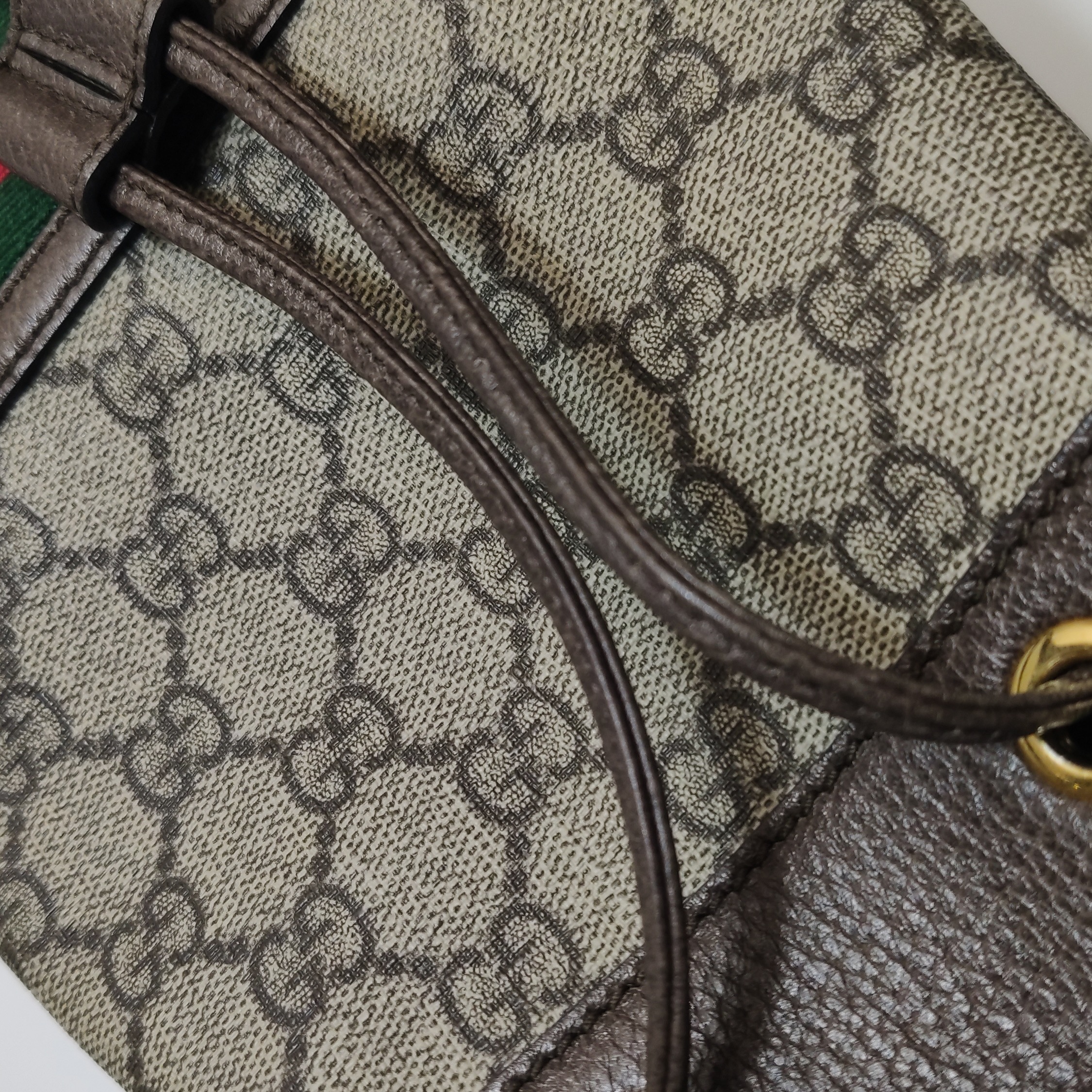 Gucci Ophidia Bucket Bag GG Coated Canvas Mini — photo 13 of 15