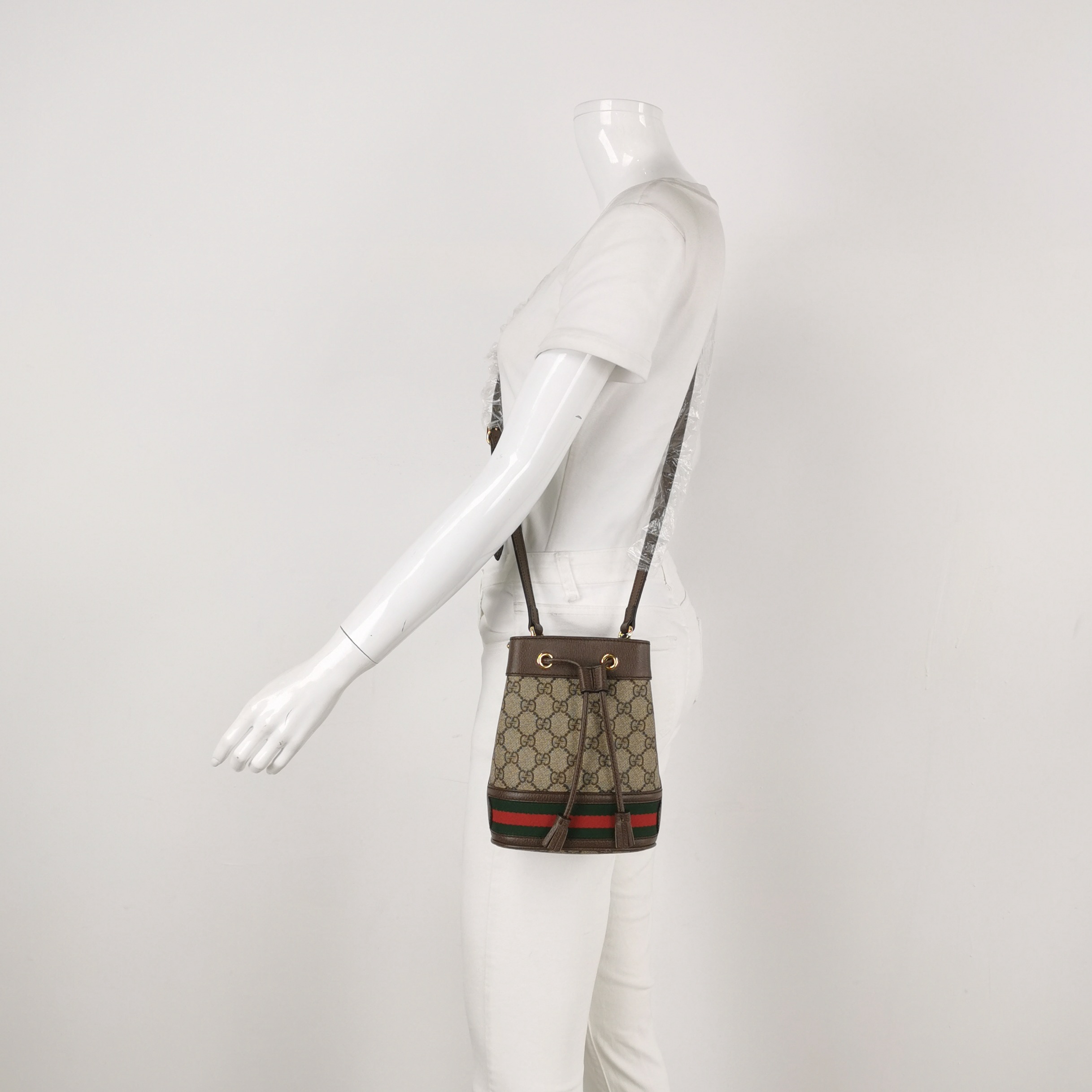 Gucci Ophidia Bucket Bag GG Coated Canvas Mini — alternate view