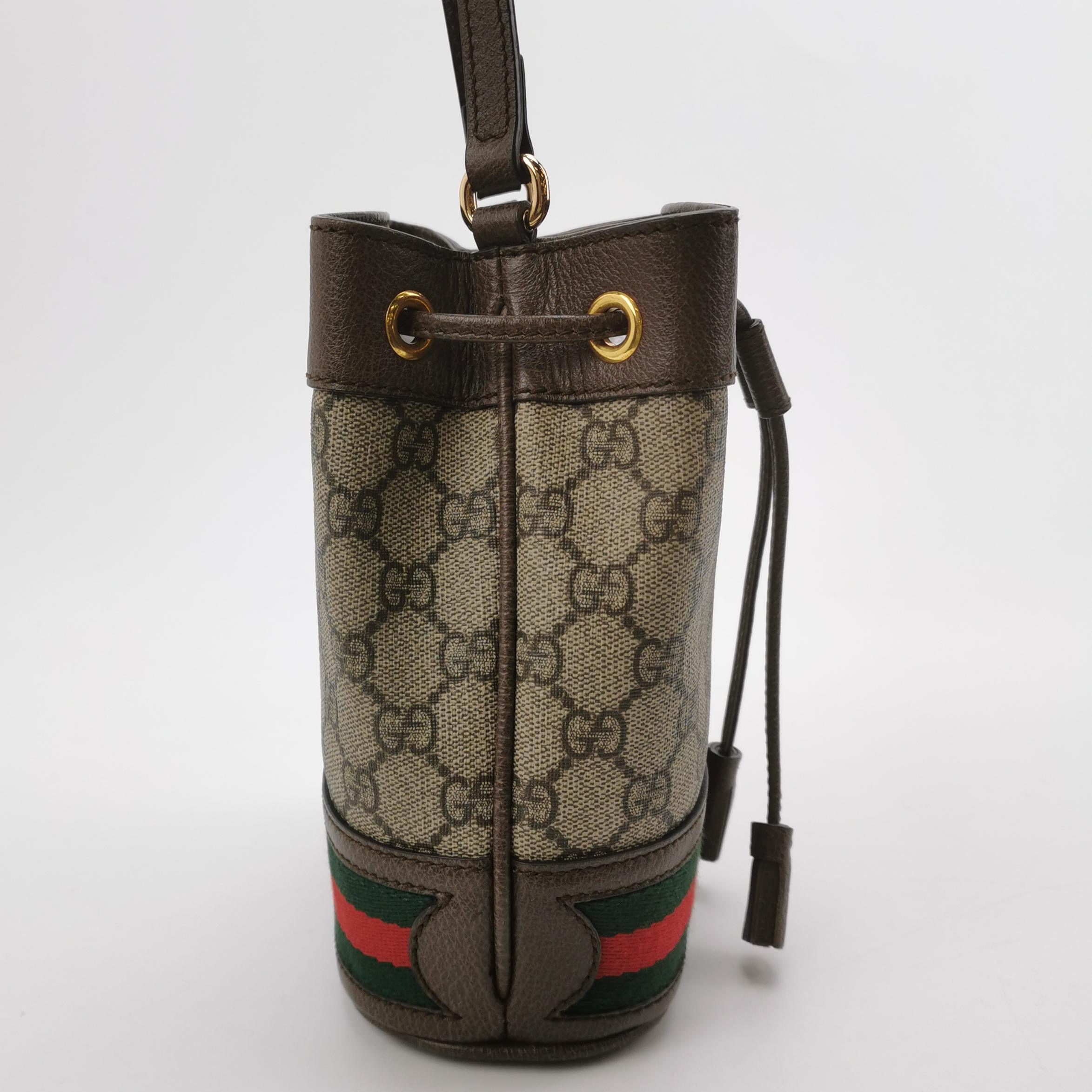 Gucci Ophidia Bucket Bag GG Coated Canvas Mini — photo 4 of 11
