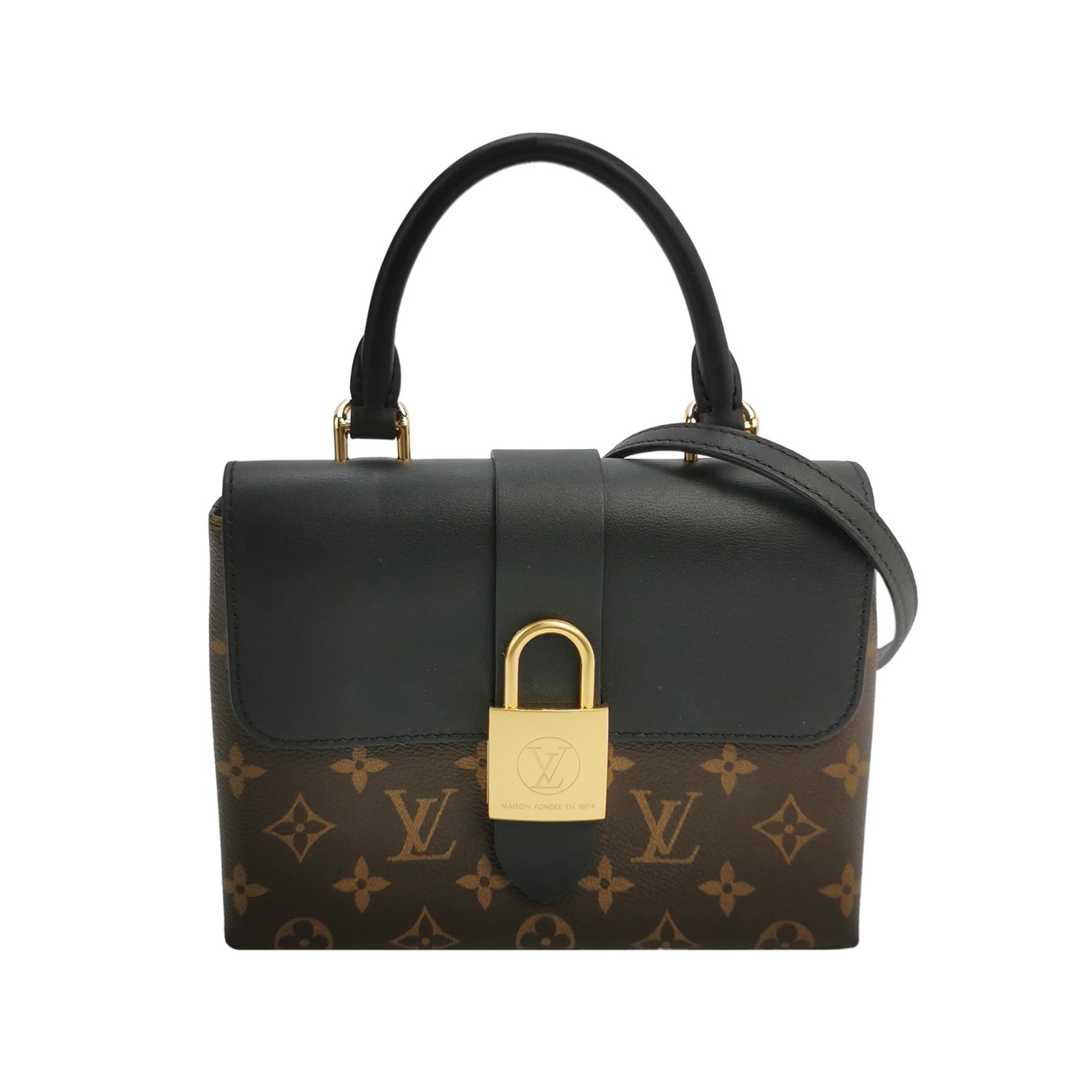 Louis Vuitton(LV) Locky Handbag Monogram Canvas with Leather BB — photo 1 of 17