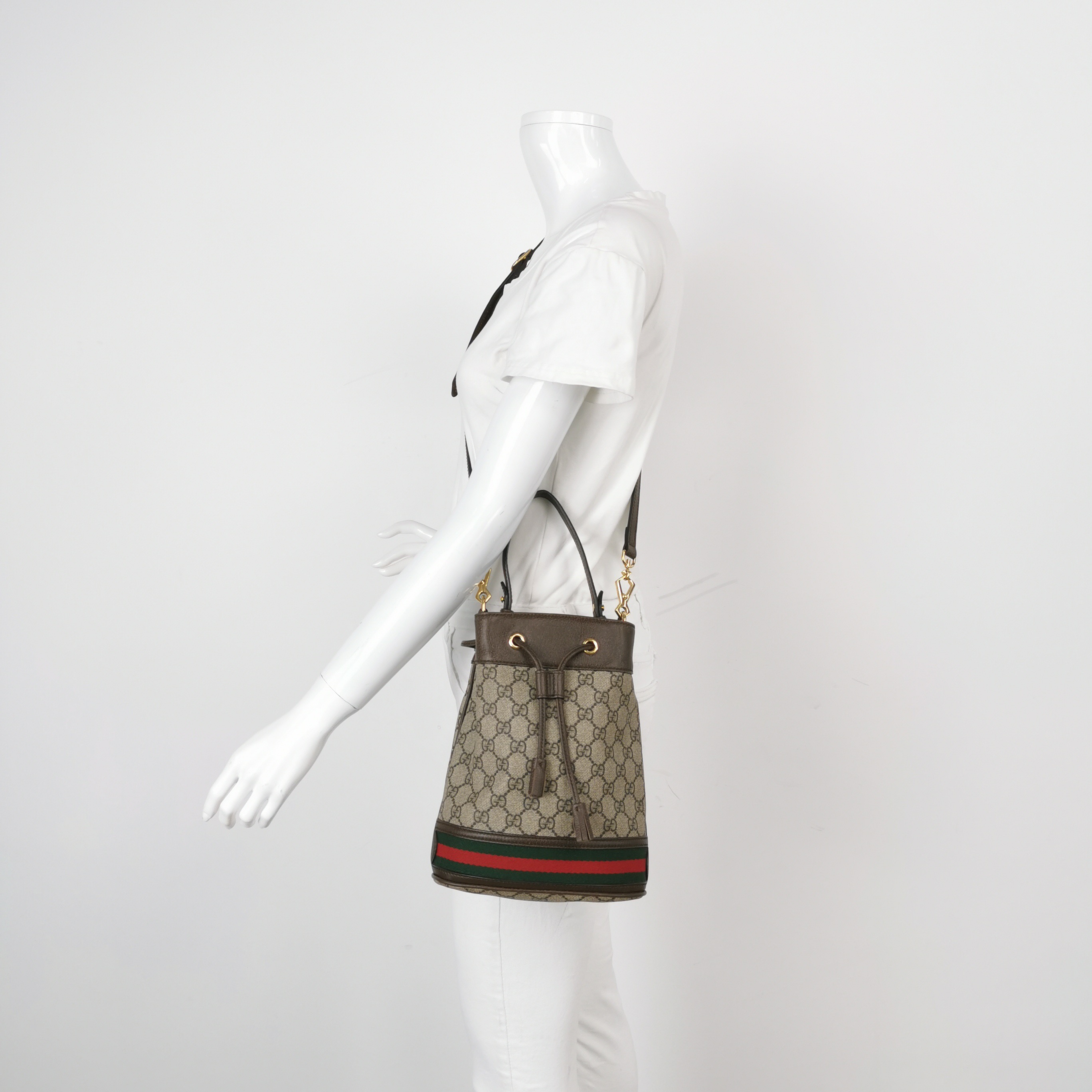 Gucci Ophidia Bucket Bag GG Coated Canvas Small — alternate view