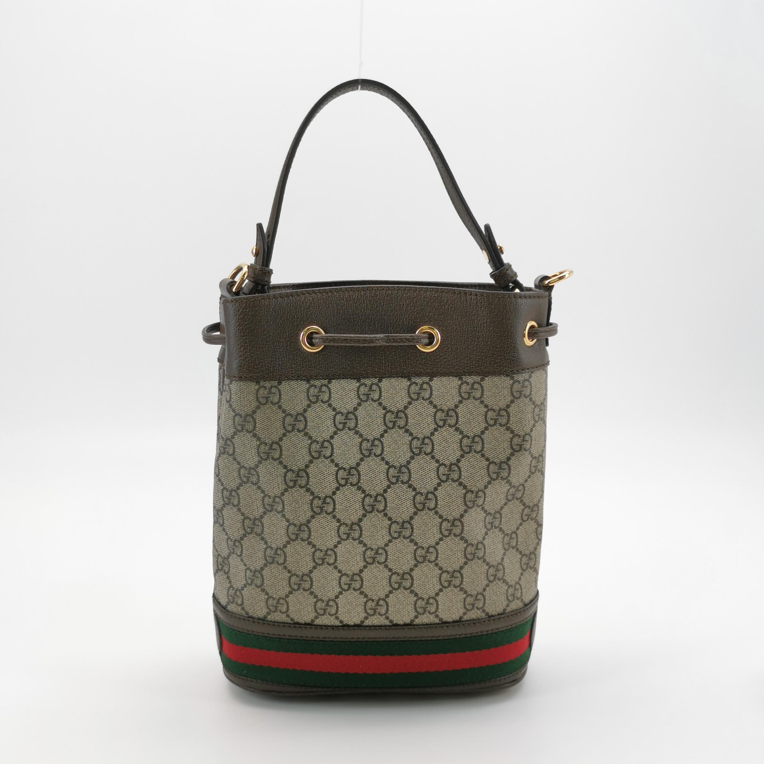 Gucci Ophidia Bucket Bag GG Coated Canvas Small — photo 3 of 16