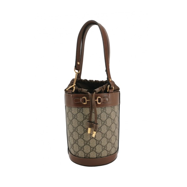 Gucci Horsebit 1955 Bucket Bag GG Coated Canvas Small — pre-owned, Vierlot