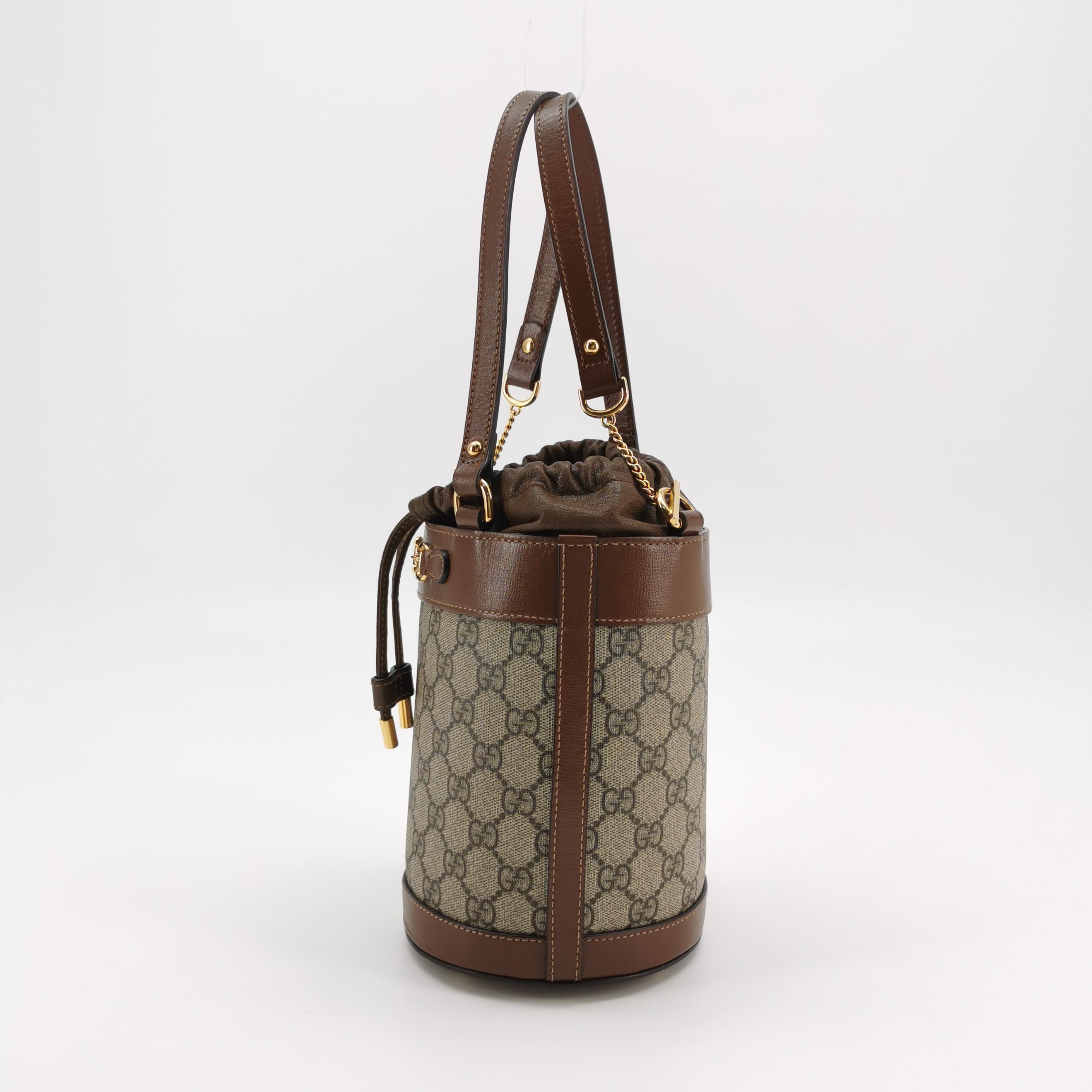 Gucci Horsebit 1955 Bucket Bag GG Coated Canvas Small — photo 4 of 16