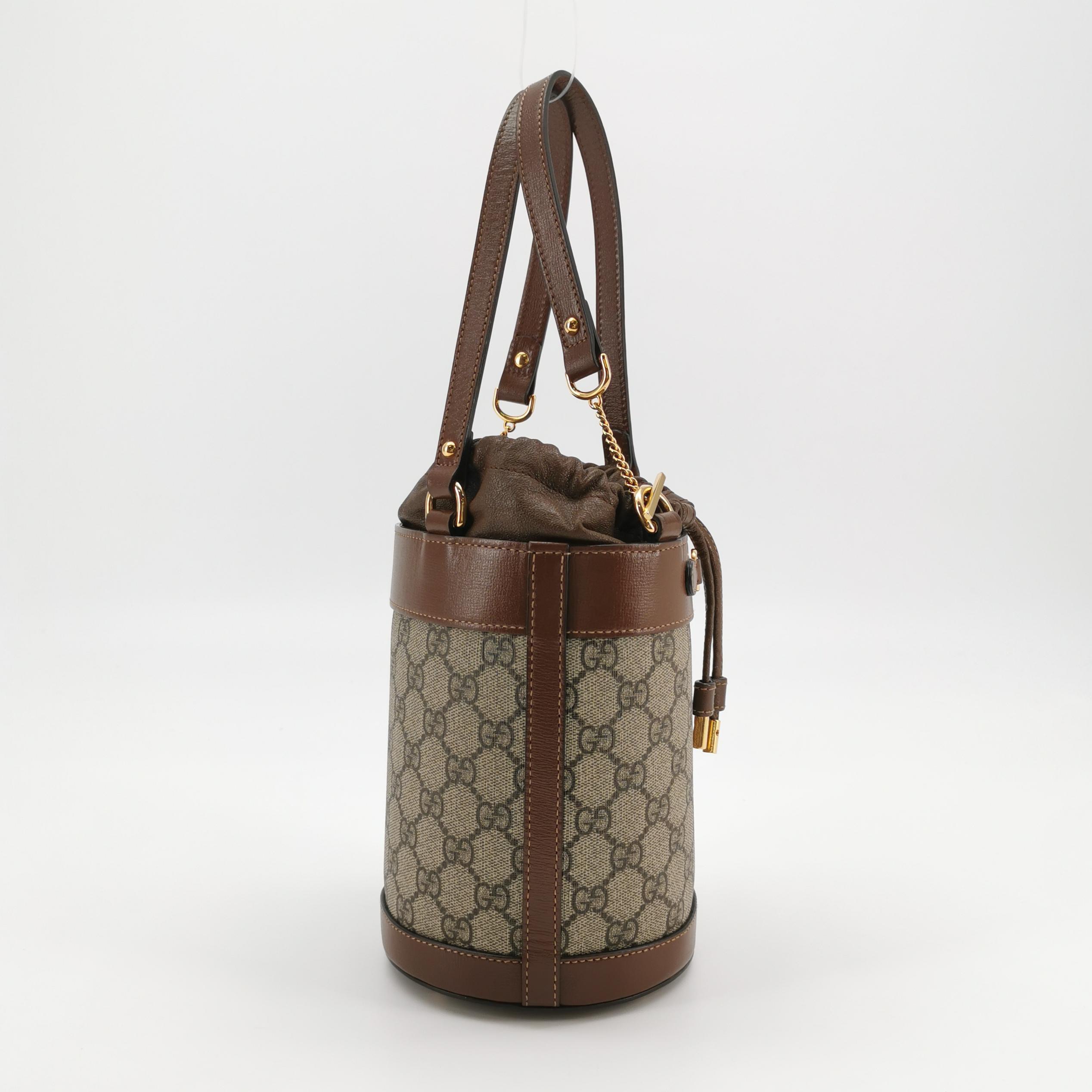 Gucci Horsebit 1955 Bucket Bag GG Coated Canvas Small — photo 5 of 16