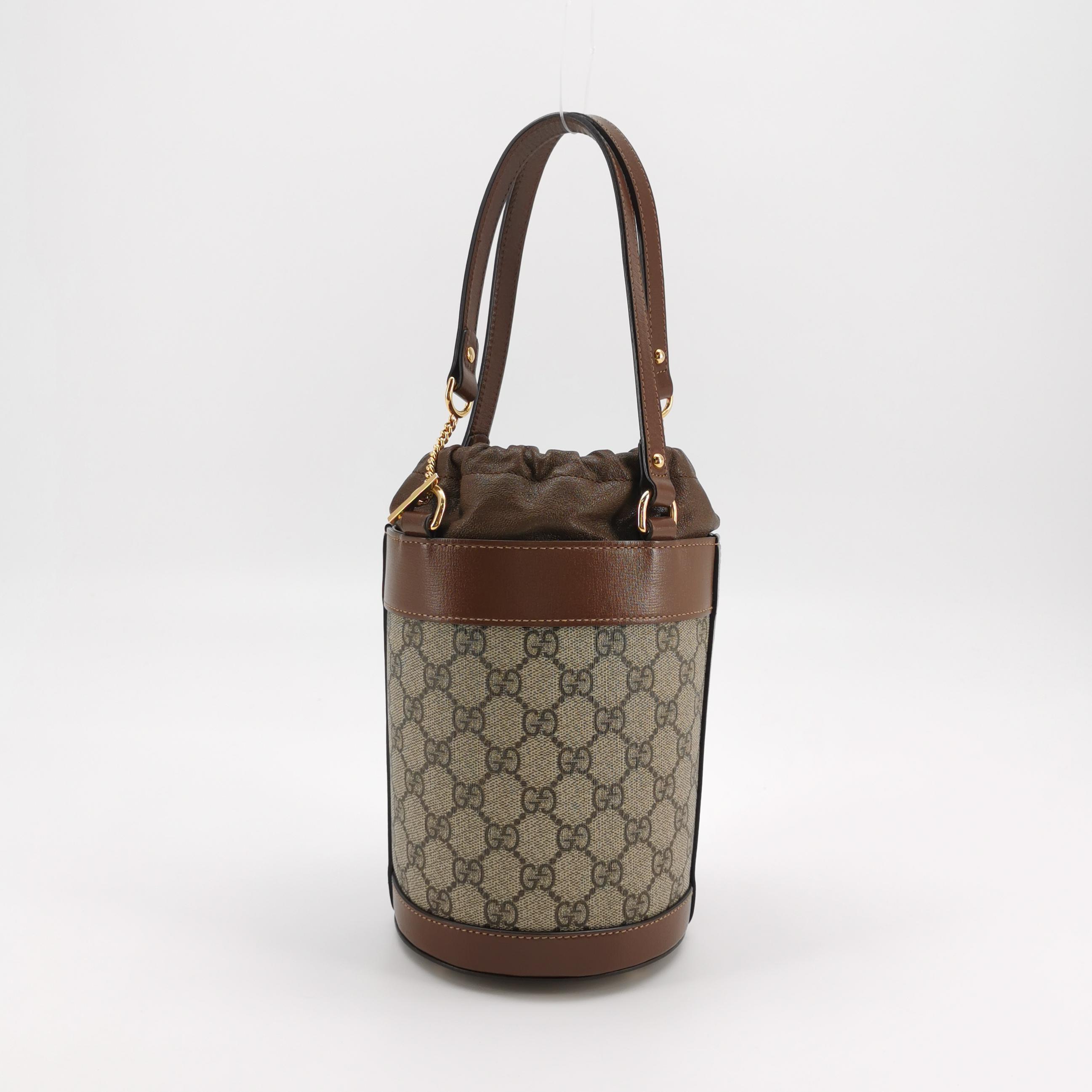 Gucci Horsebit 1955 Bucket Bag GG Coated Canvas Small — photo 3 of 16