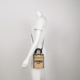 Fendi Sunshine Shopper Tote Straw Mini — thumbnail 2