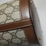 Gucci Horsebit 1955 Bucket Bag GG Coated Canvas Small — thumbnail 14
