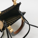 Fendi Sunshine Shopper Tote Straw Mini — thumbnail 7