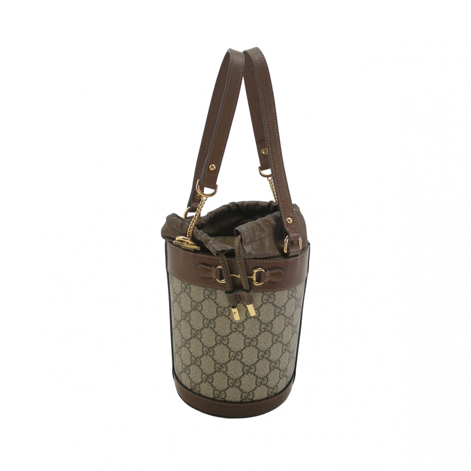 Gucci Horsebit 1955 Bucket Bag GG Coated Canvas Small — photo 1 of 15