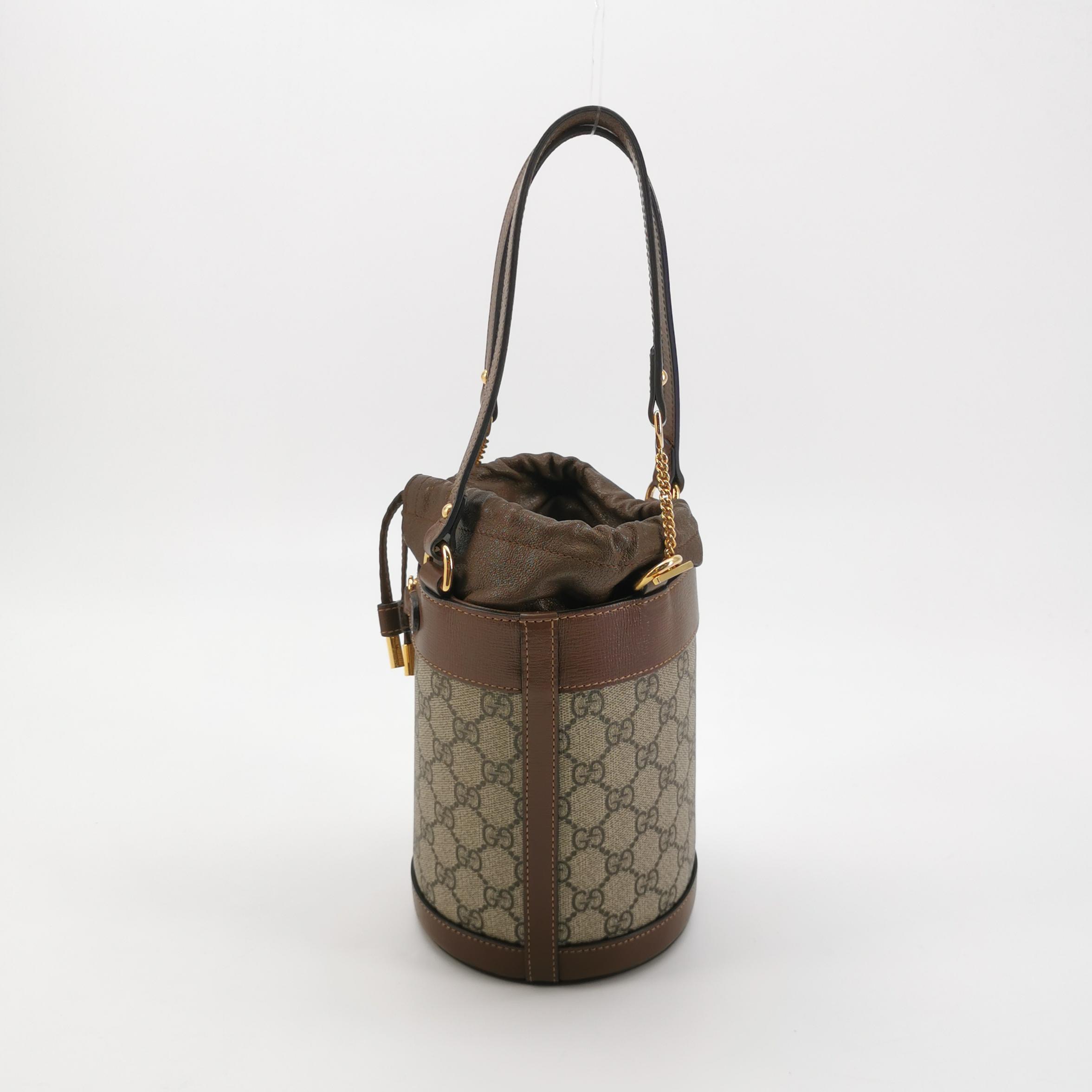 Gucci Horsebit 1955 Bucket Bag GG Coated Canvas Small — photo 5 of 15