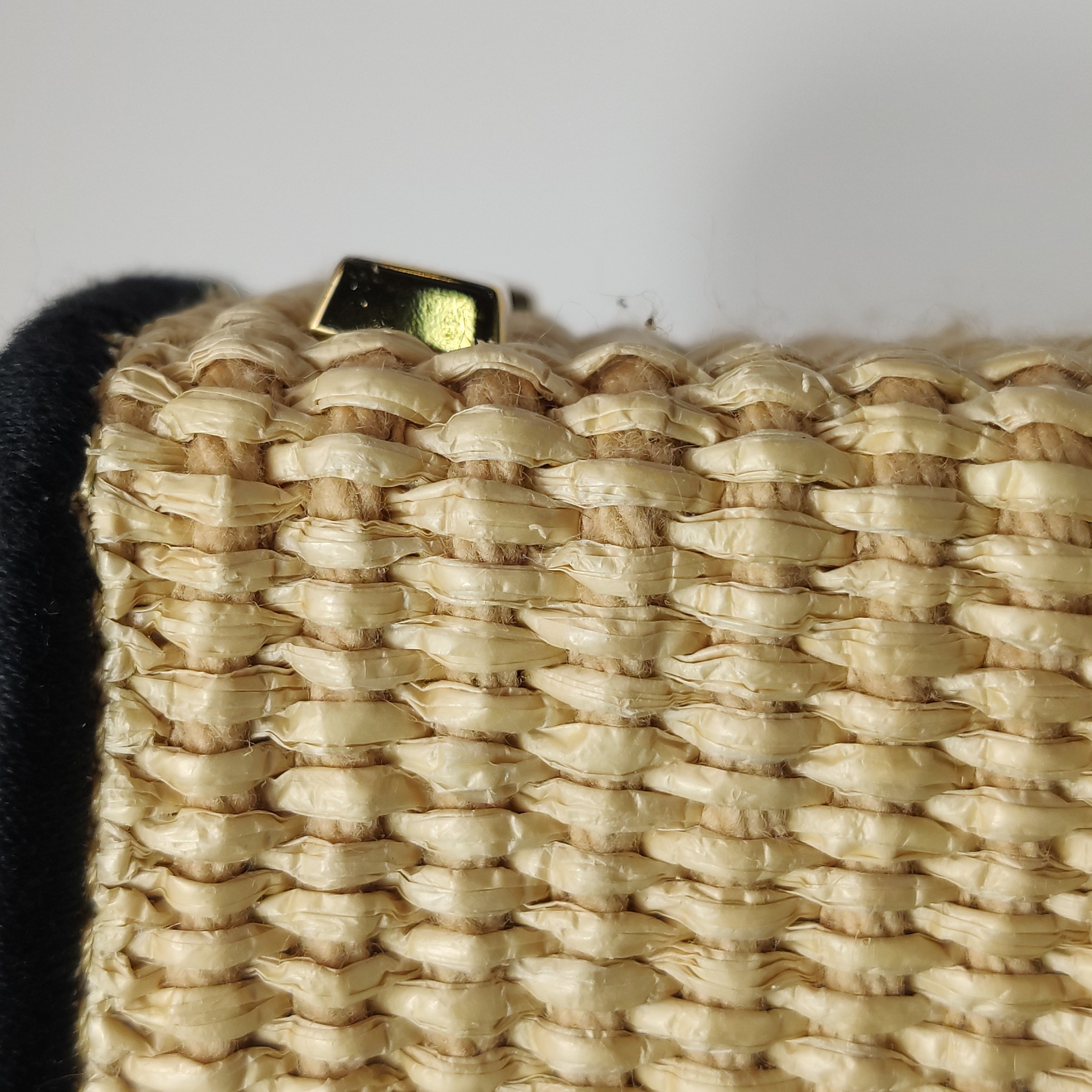 Fendi Sunshine Shopper Tote Straw Mini — photo 16 of 17