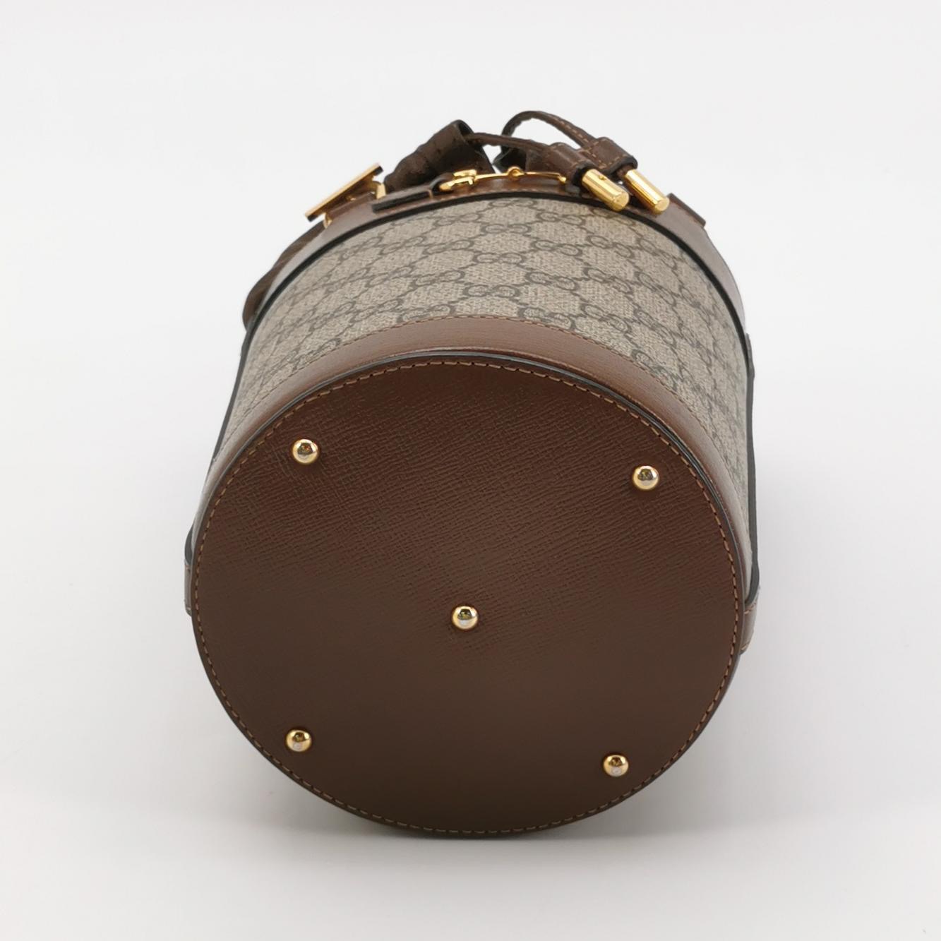 Gucci Horsebit 1955 Bucket Bag GG Coated Canvas Small — photo 6 of 15