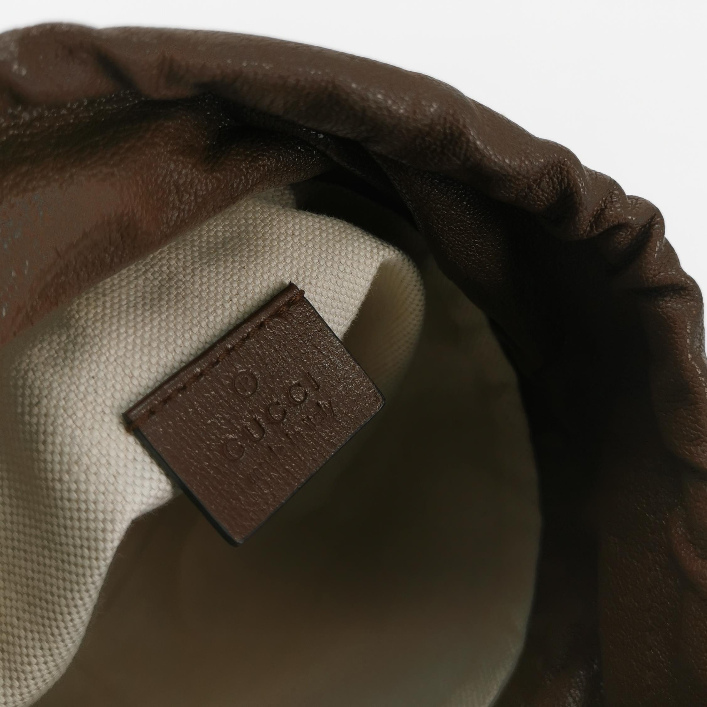 Gucci Horsebit 1955 Bucket Bag GG Coated Canvas Small — photo 8 of 15