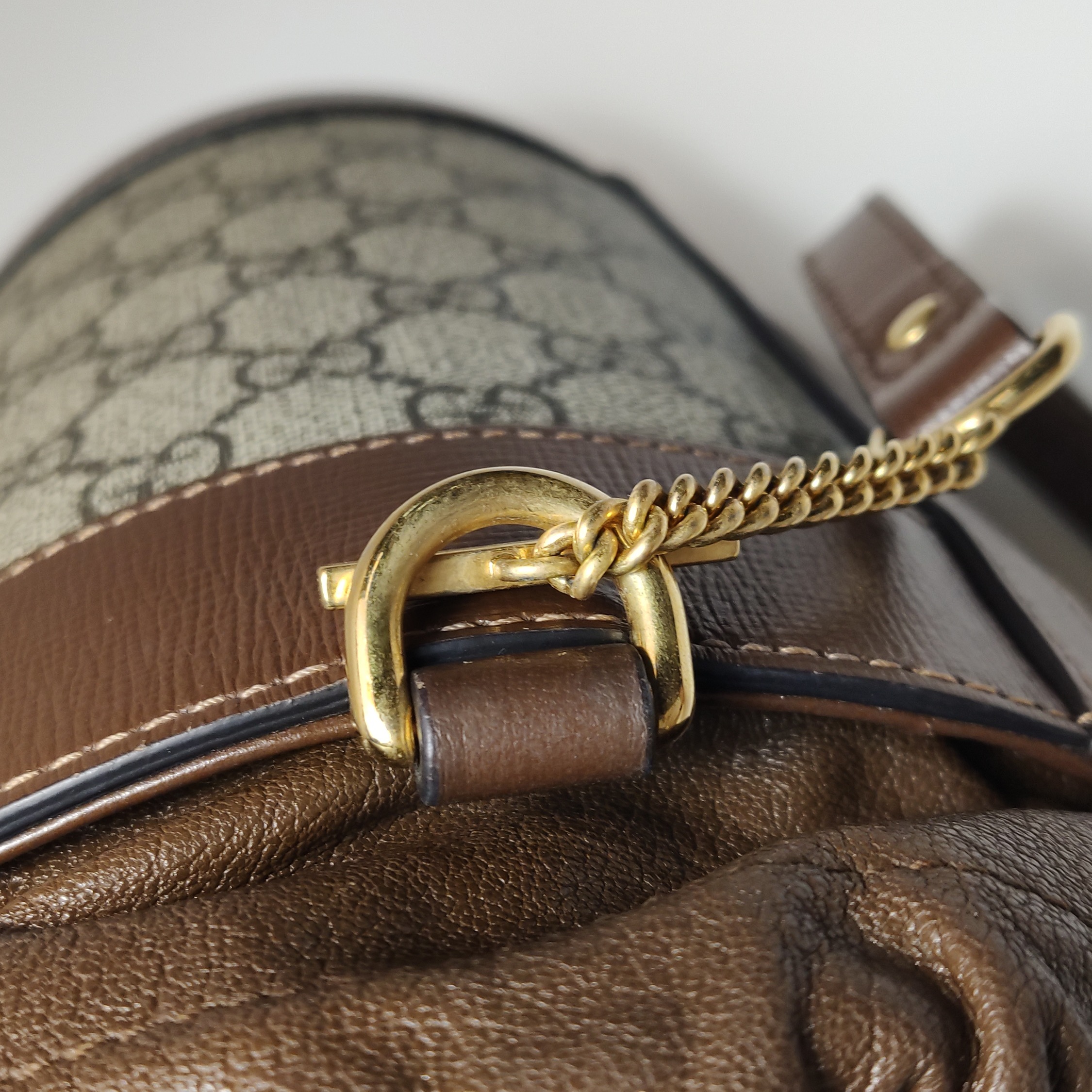 Gucci Horsebit 1955 Bucket Bag GG Coated Canvas Small — photo 9 of 15