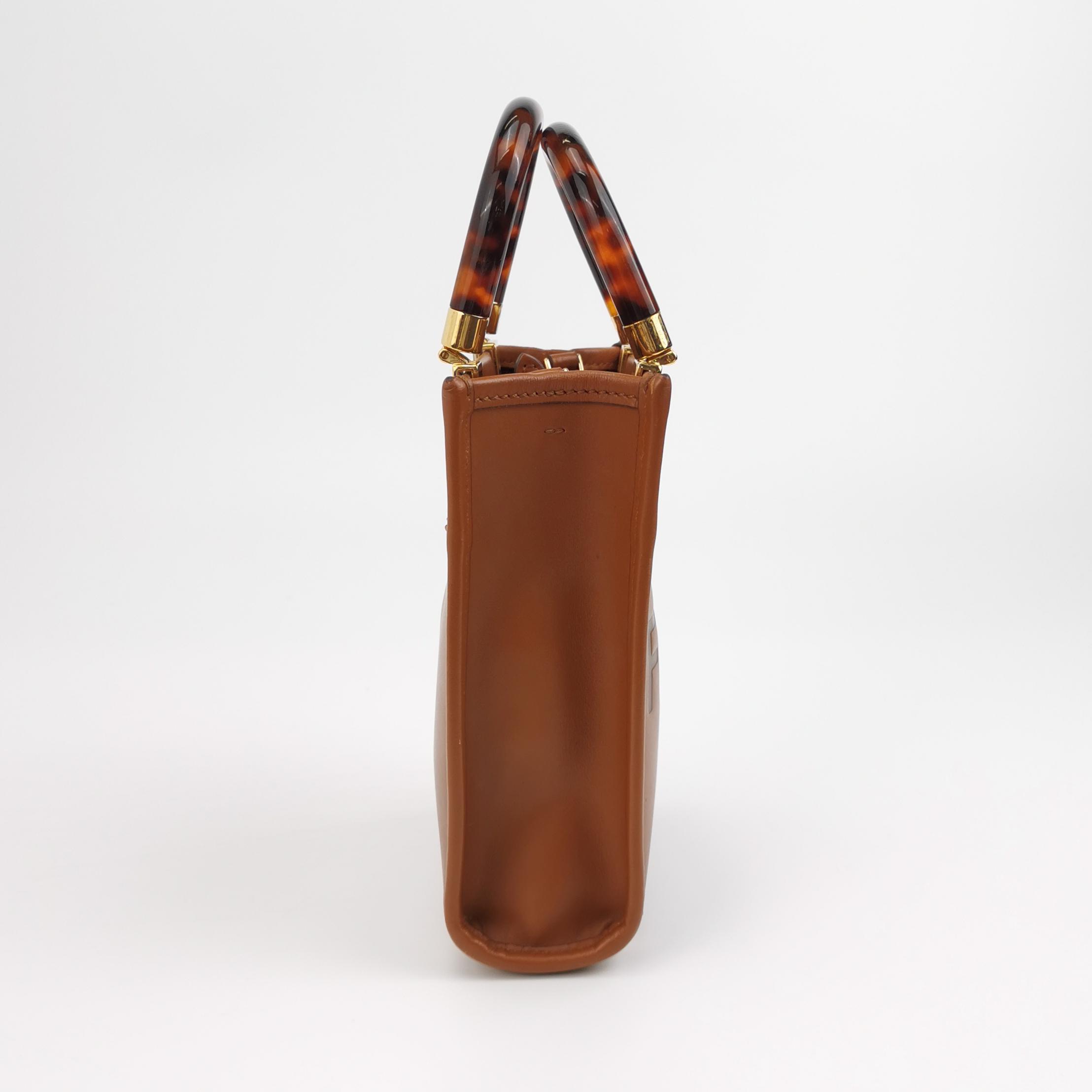 Fendi Sunshine Shopper Tote Leather Mini — photo 4 of 22