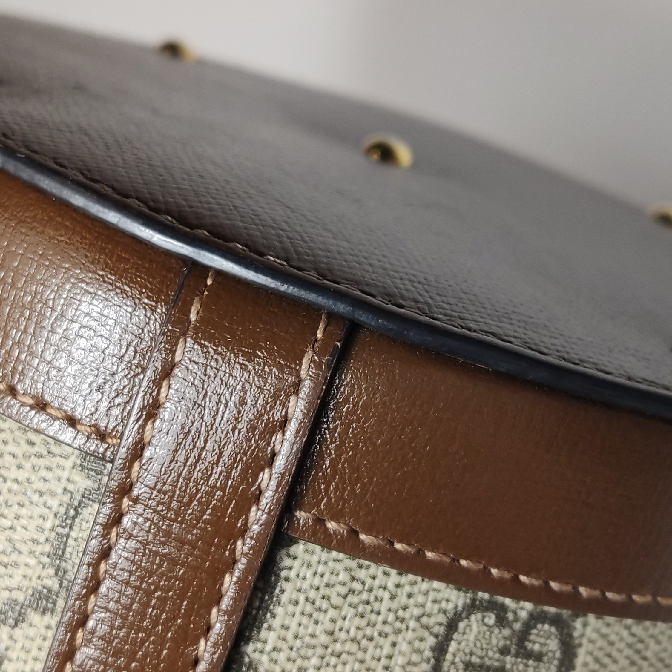 Gucci Horsebit 1955 Bucket Bag GG Coated Canvas Small — photo 13 of 15