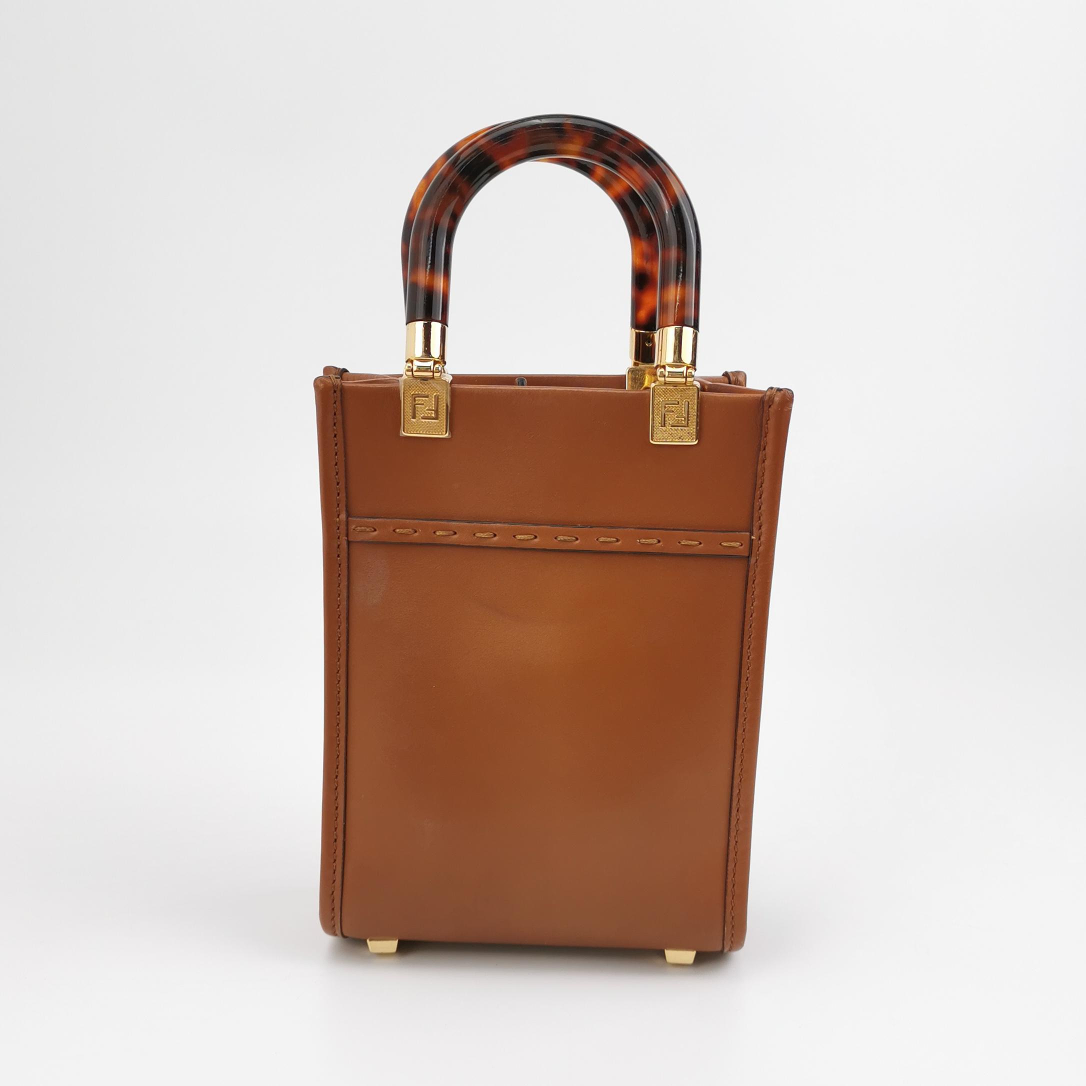 Fendi Sunshine Shopper Tote Leather Mini — photo 5 of 22