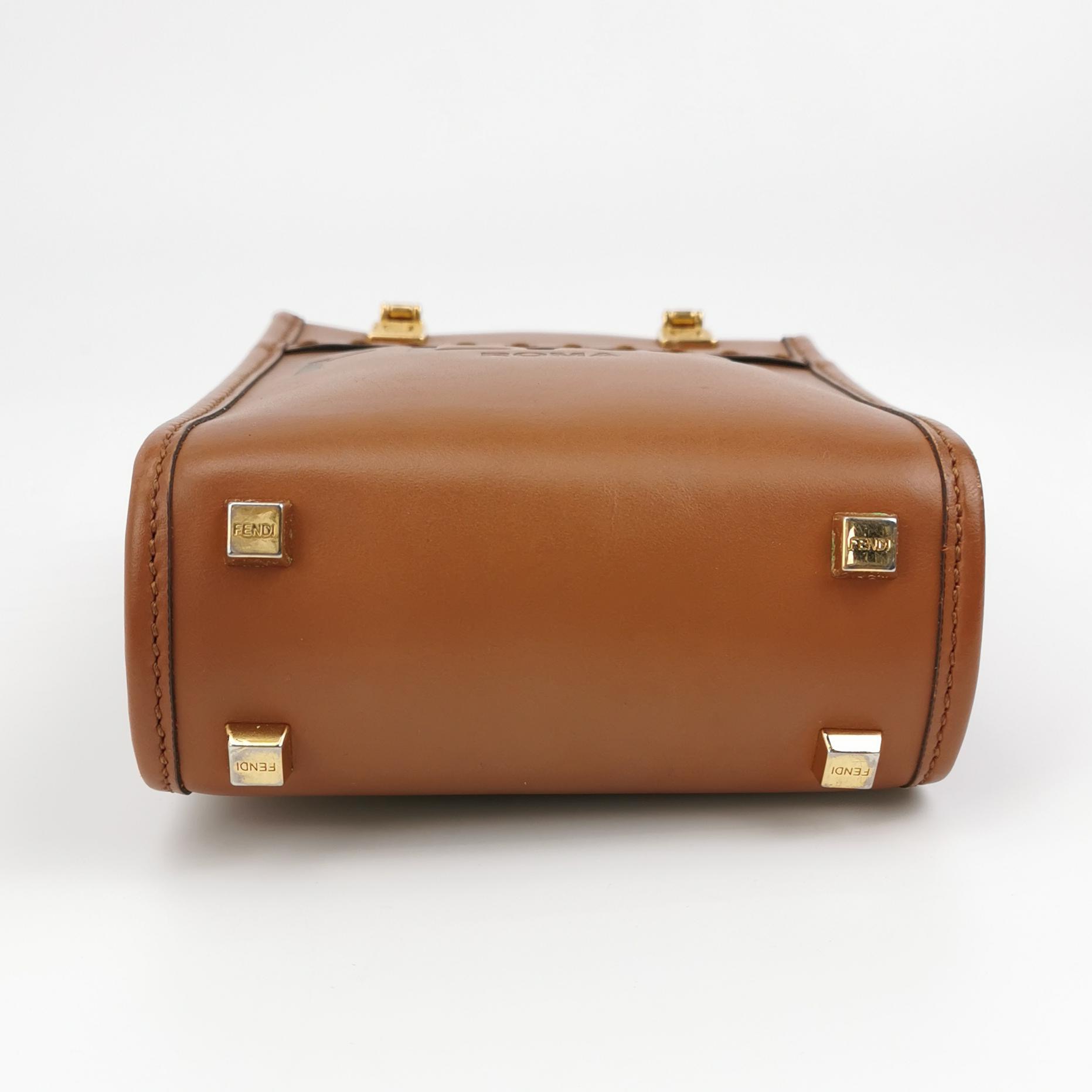 Fendi Sunshine Shopper Tote Leather Mini — photo 6 of 22