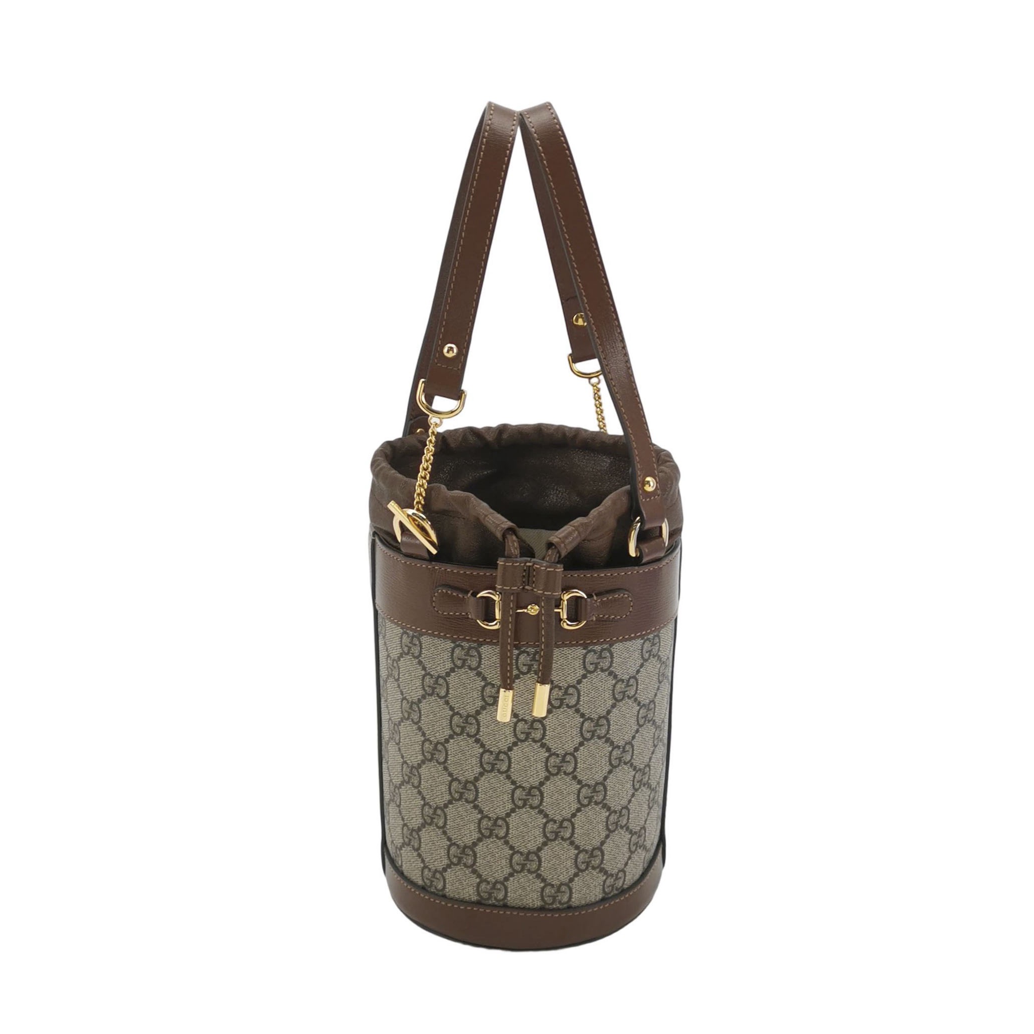 Gucci Horsebit 1955 Bucket Bag GG Coated Canvas Small — photo 1 of 15