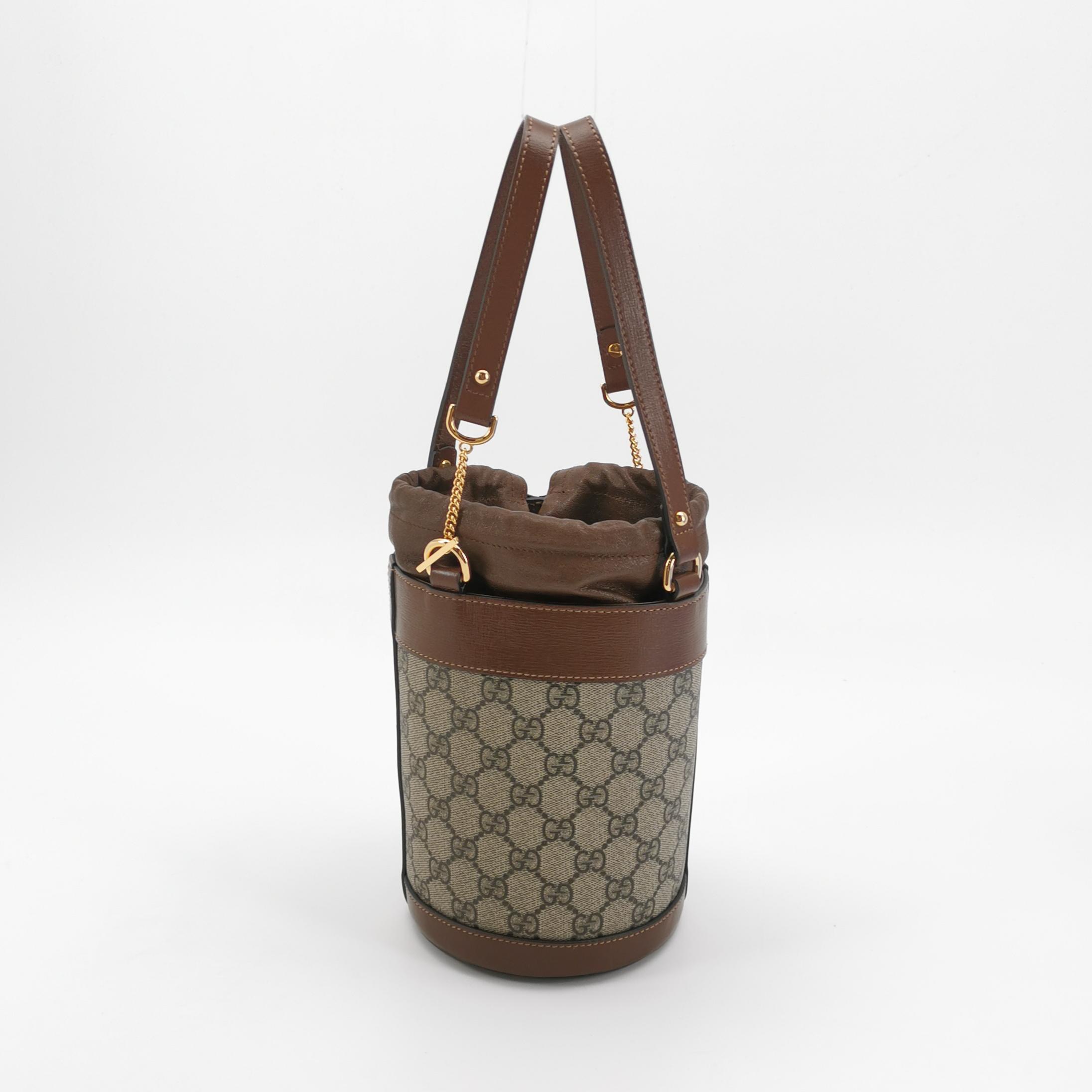 Gucci Horsebit 1955 Bucket Bag GG Coated Canvas Small — photo 3 of 15