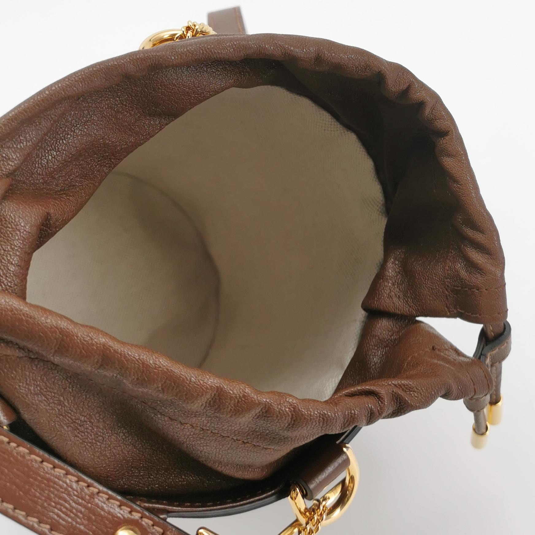 Gucci Horsebit 1955 Bucket Bag GG Coated Canvas Small — photo 7 of 15