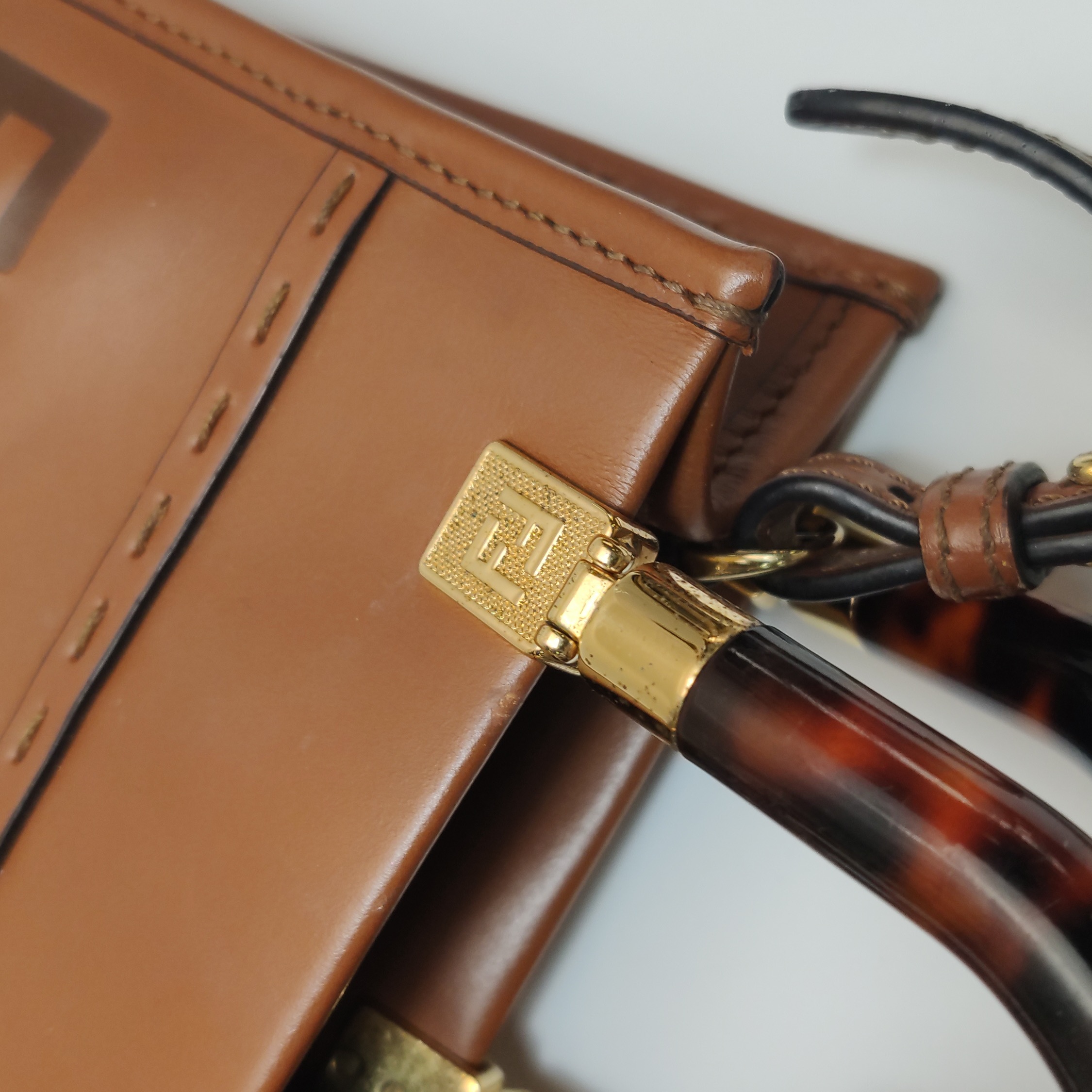 Fendi Sunshine Shopper Tote Leather Mini — photo 22 of 22