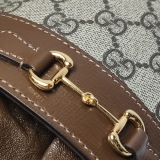 Gucci Horsebit 1955 Bucket Bag GG Coated Canvas Small — thumbnail 9
