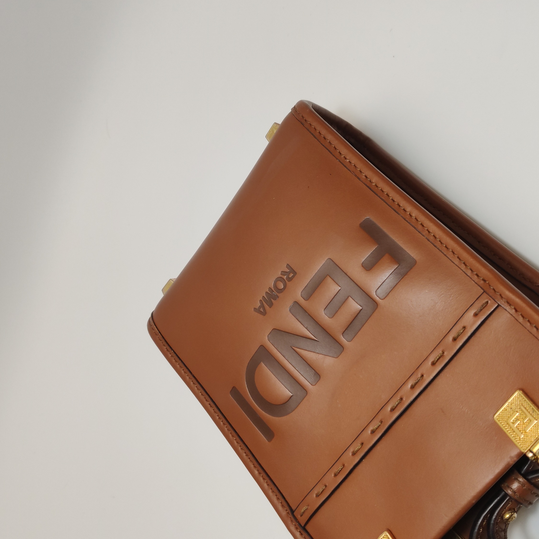 Fendi Sunshine Shopper Tote Leather Mini — photo 11 of 22
