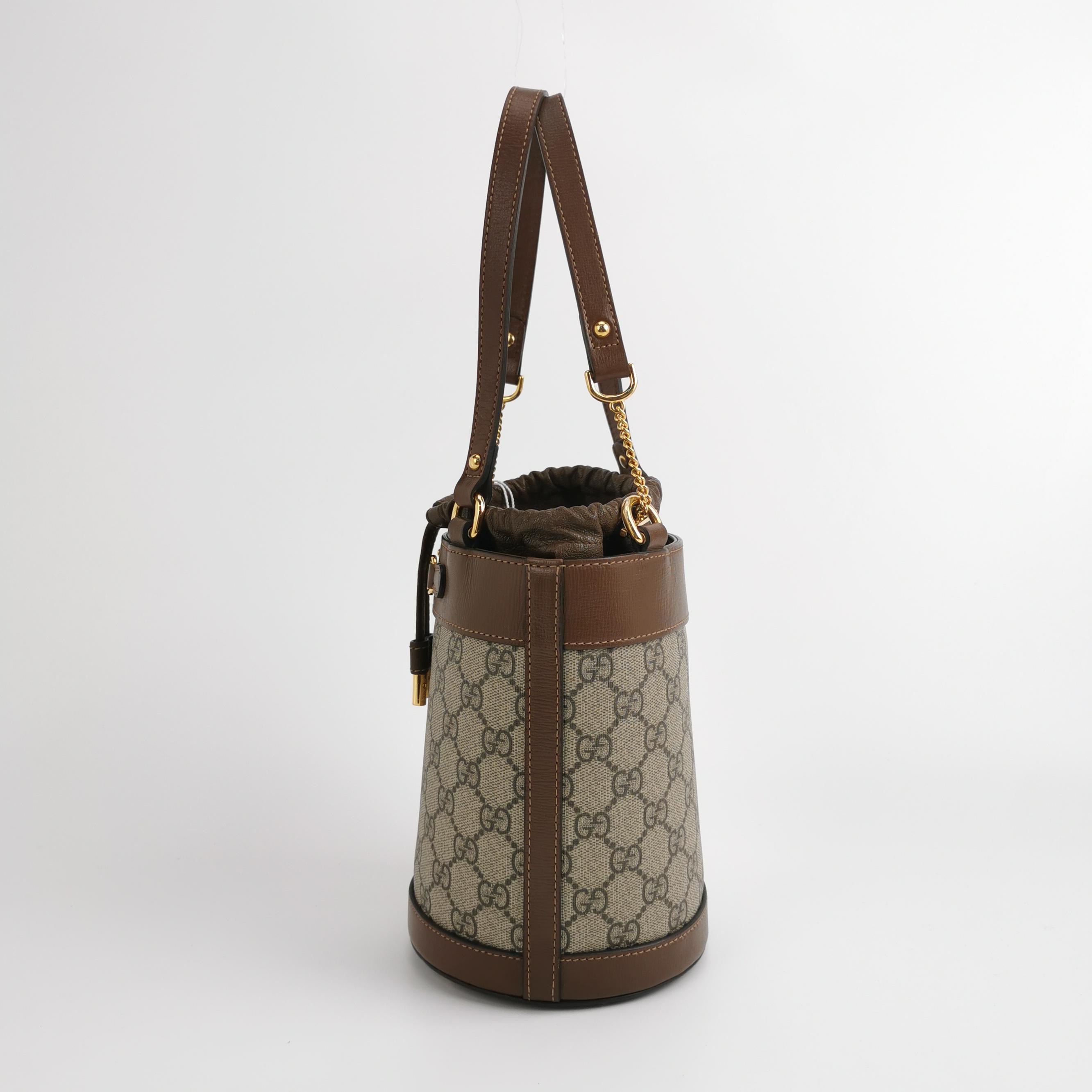 Gucci Horsebit 1955 Bucket Bag GG Coated Canvas Small — photo 5 of 16