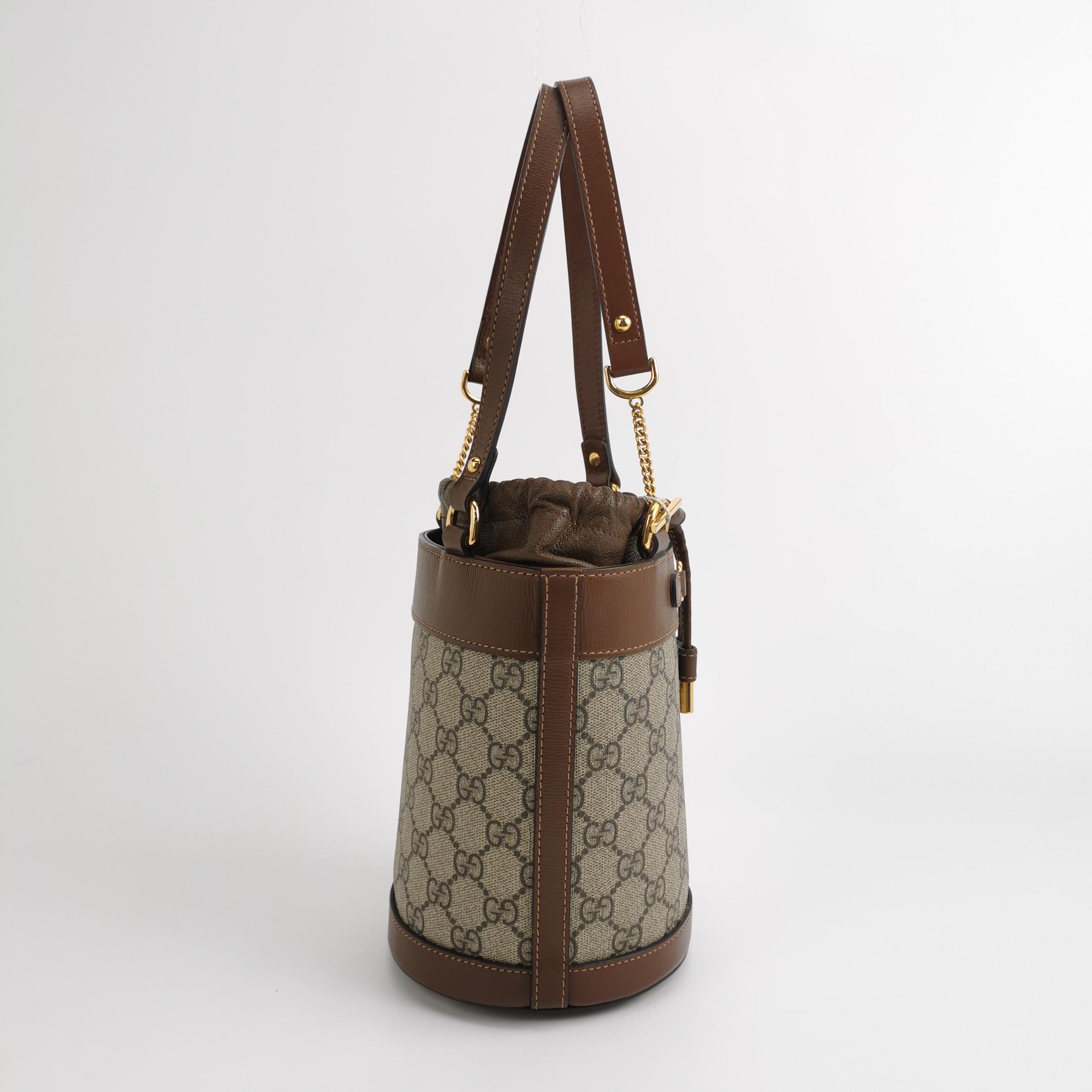 Gucci Horsebit 1955 Bucket Bag GG Coated Canvas Small — photo 4 of 16