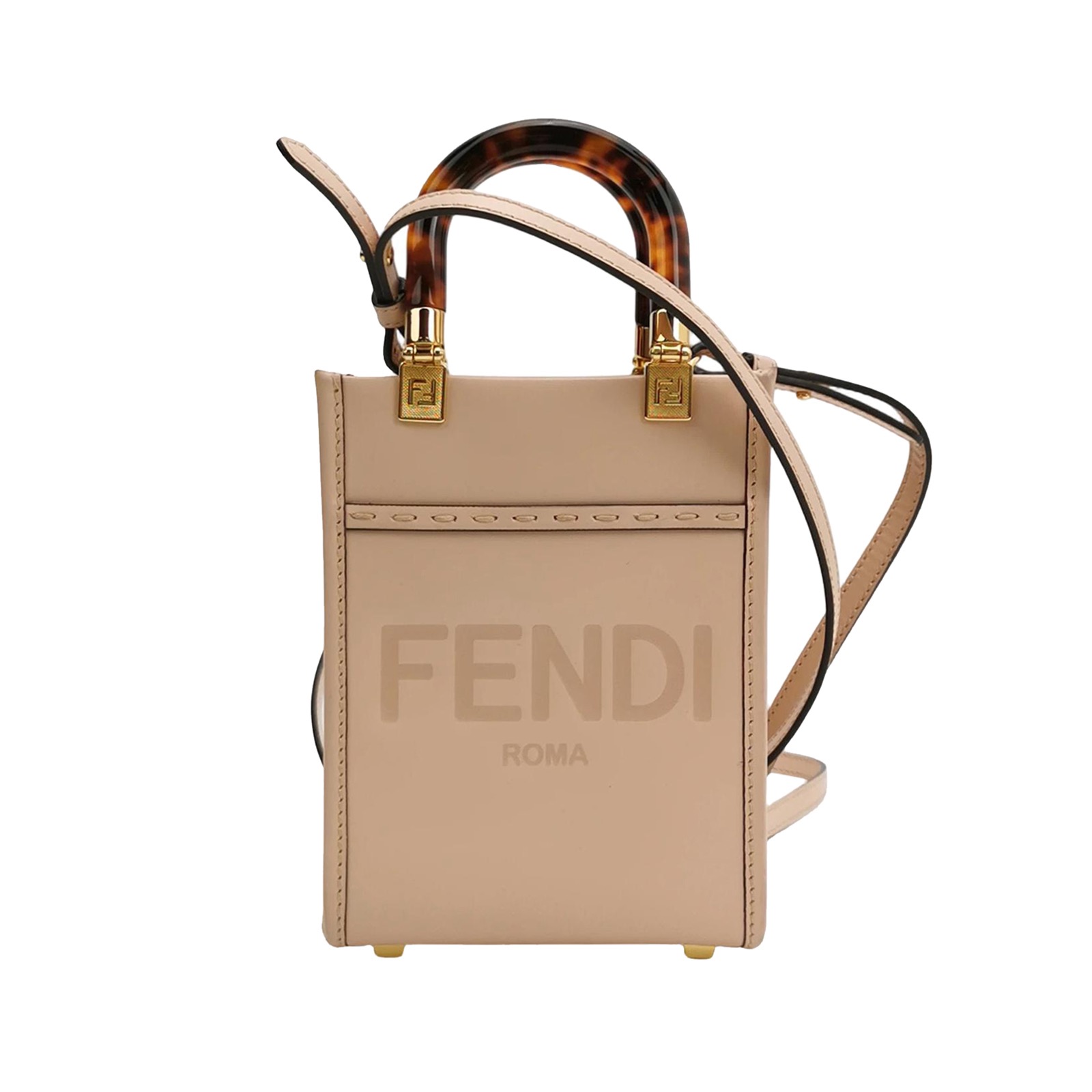 Fendi Sunshine Shopper Tote Leather Mini — photo 1 of 21