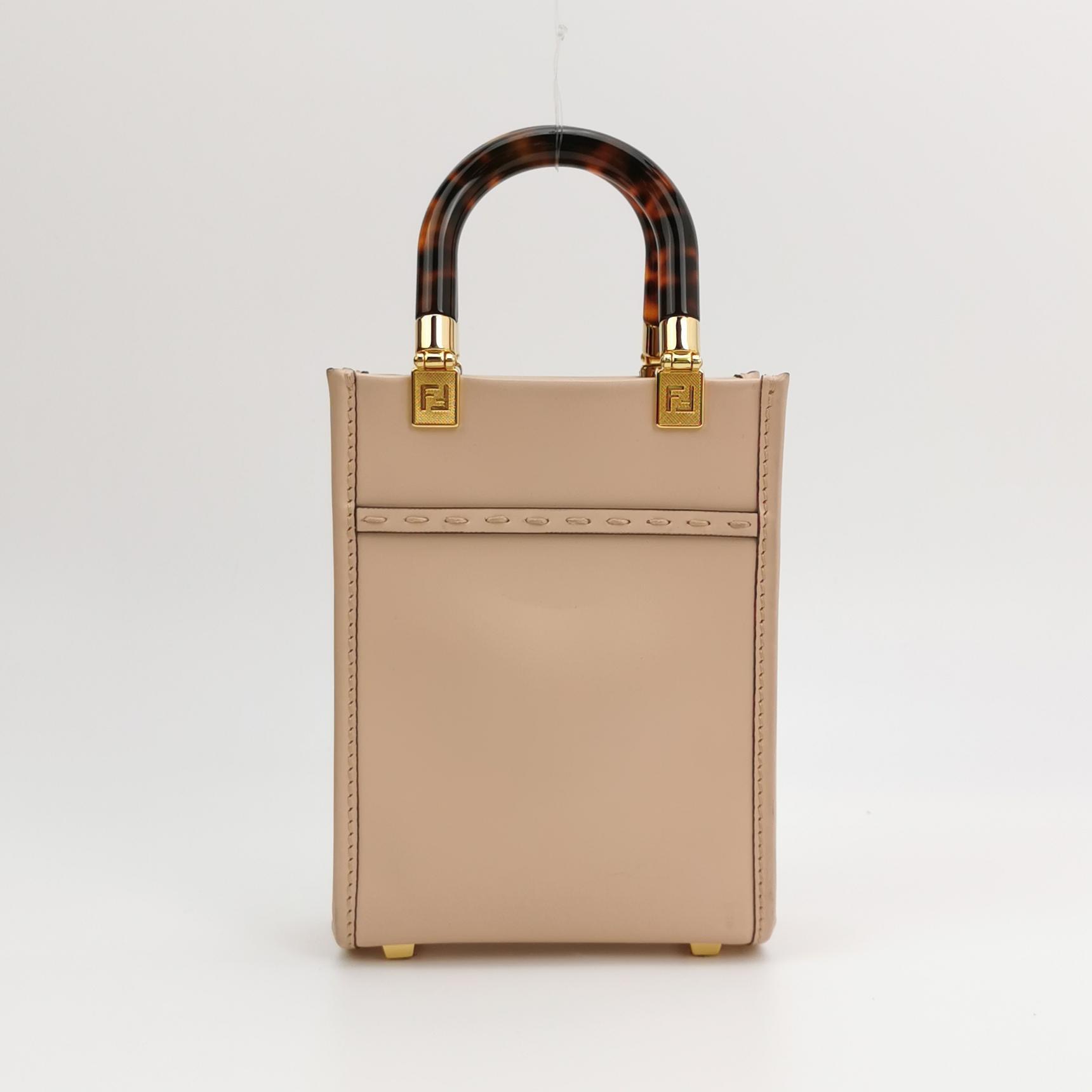 Fendi Sunshine Shopper Tote Leather Mini — photo 5 of 21