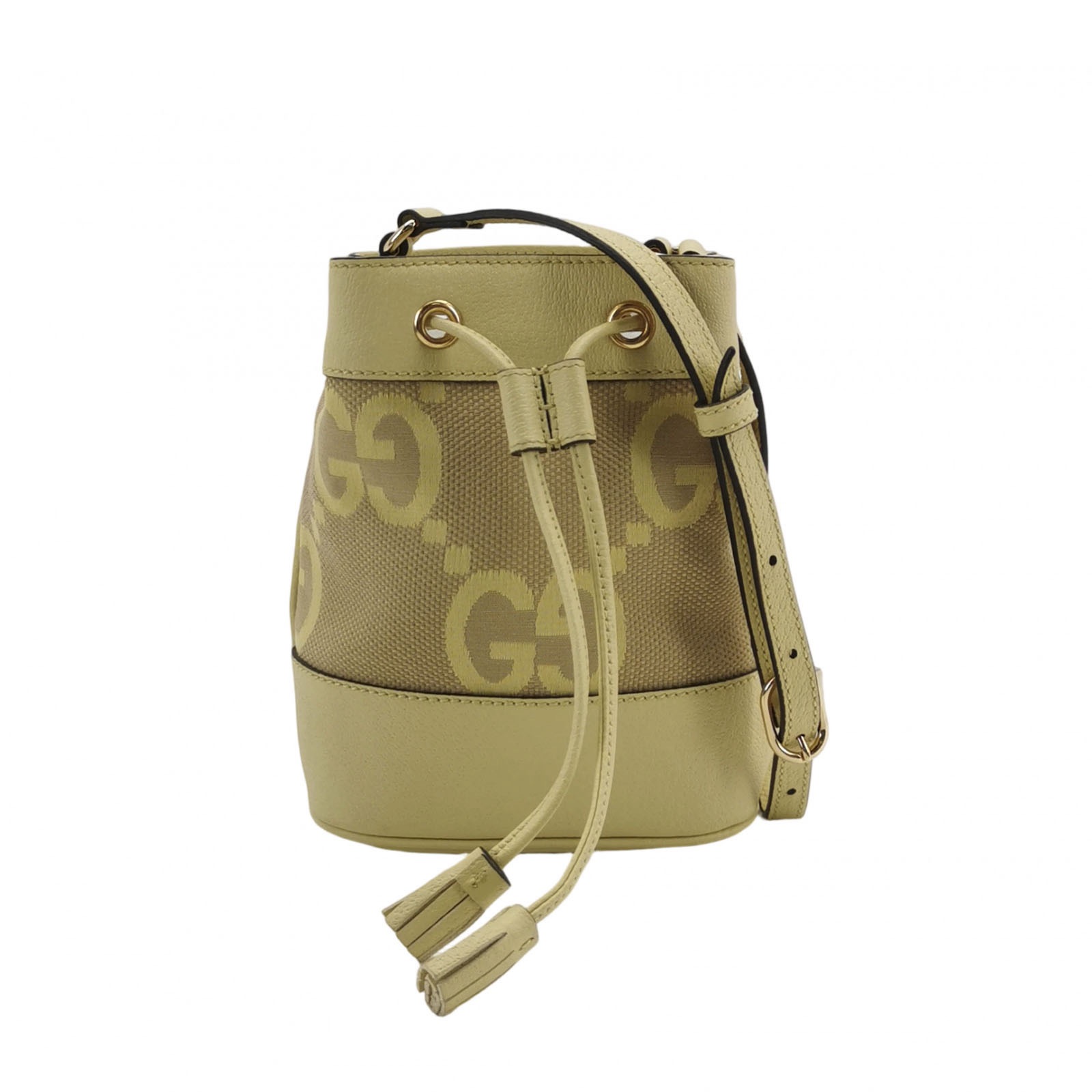 Gucci Ophidia Bucket Bag Jumbo GG Canvas with Leather Mini — photo 1 of 15