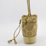 Gucci Ophidia Bucket Bag Jumbo GG Canvas with Leather Mini — thumbnail 4
