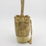 Gucci Ophidia Bucket Bag Jumbo GG Canvas with Leather Mini — thumbnail 5