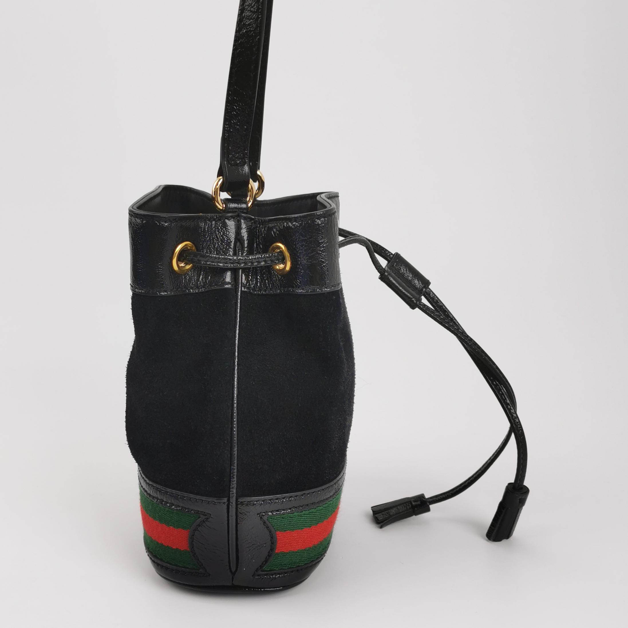 Gucci Ophidia Bucket Bag Waxed Leather And Suede Mini — photo 4 of 15