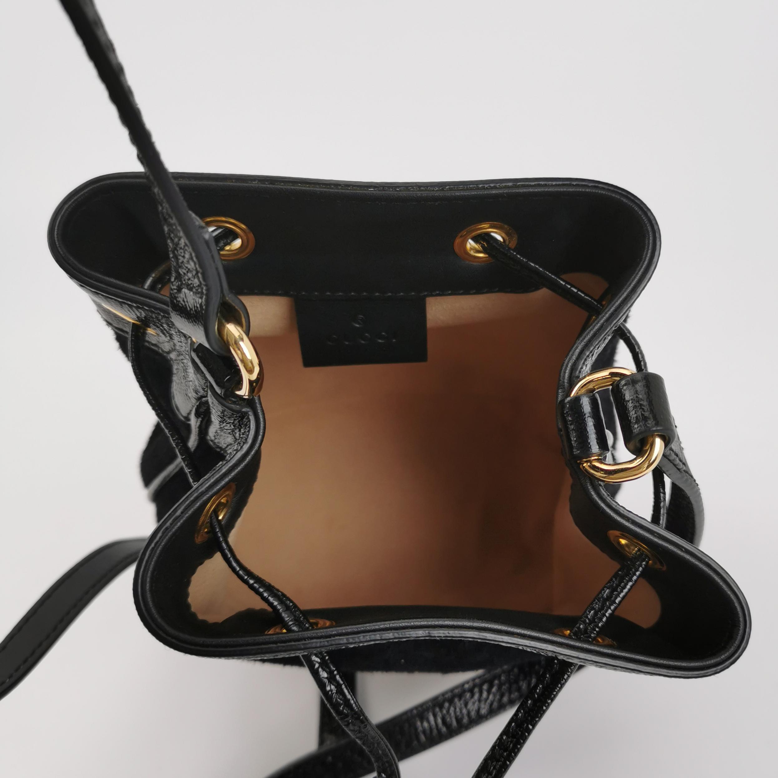 Gucci Ophidia Bucket Bag Waxed Leather And Suede Mini — photo 7 of 15