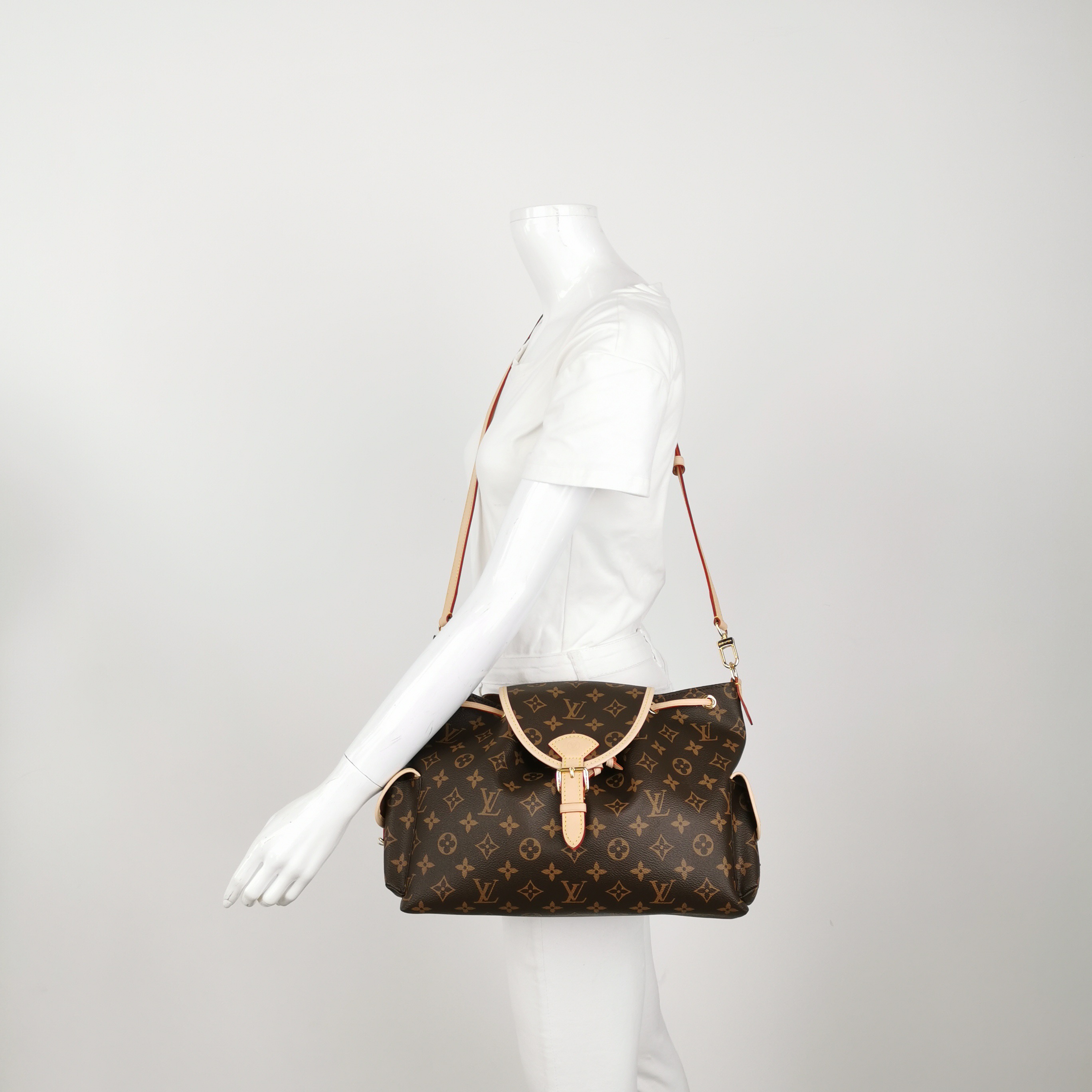 Louis Vuitton(LV) PM Shoulder Bag Monogram Canvas Brown — alternate view