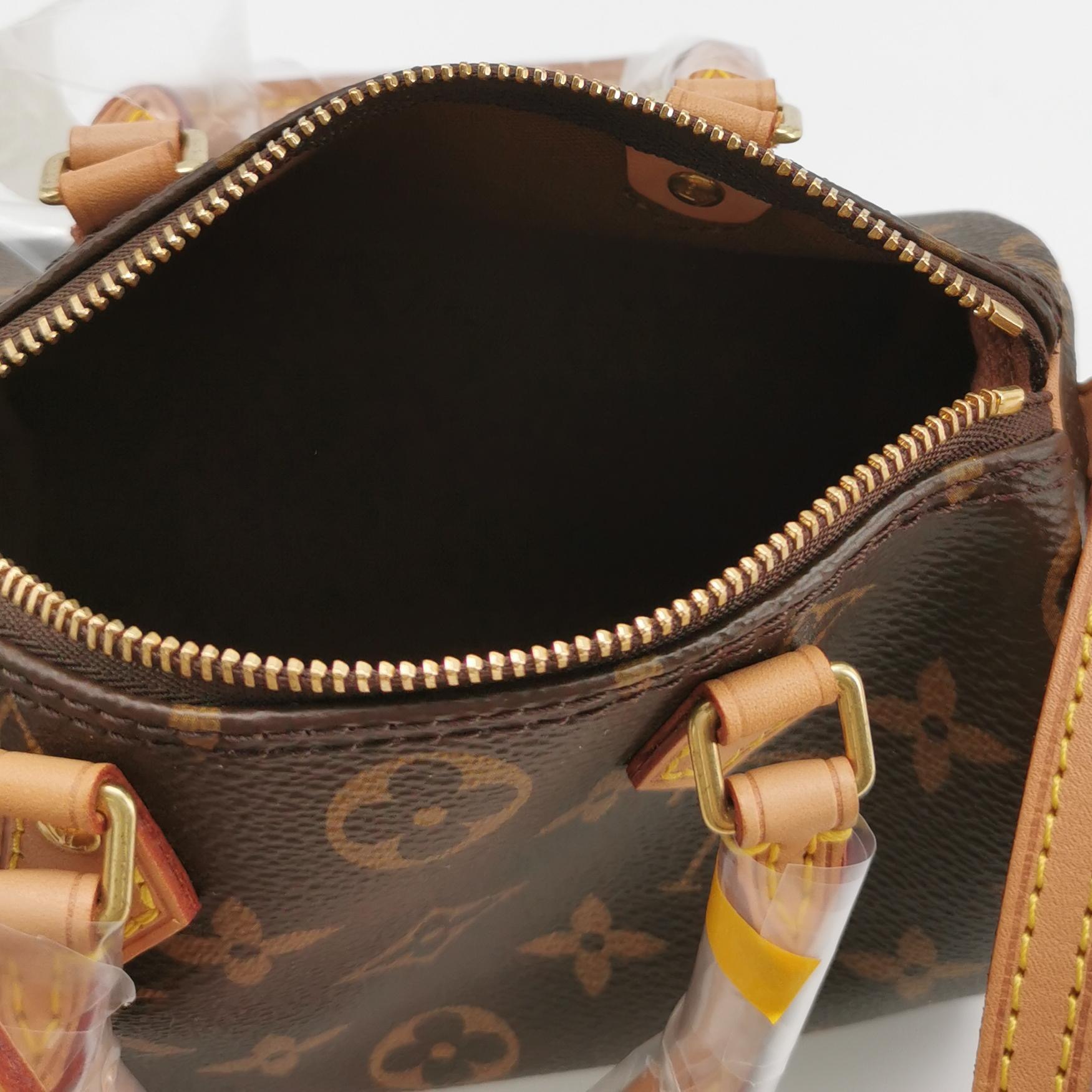 Louis Vuitton(LV) Speedy Bandouliere NM Bag Monogram Canvas Nano — photo 7 of 15