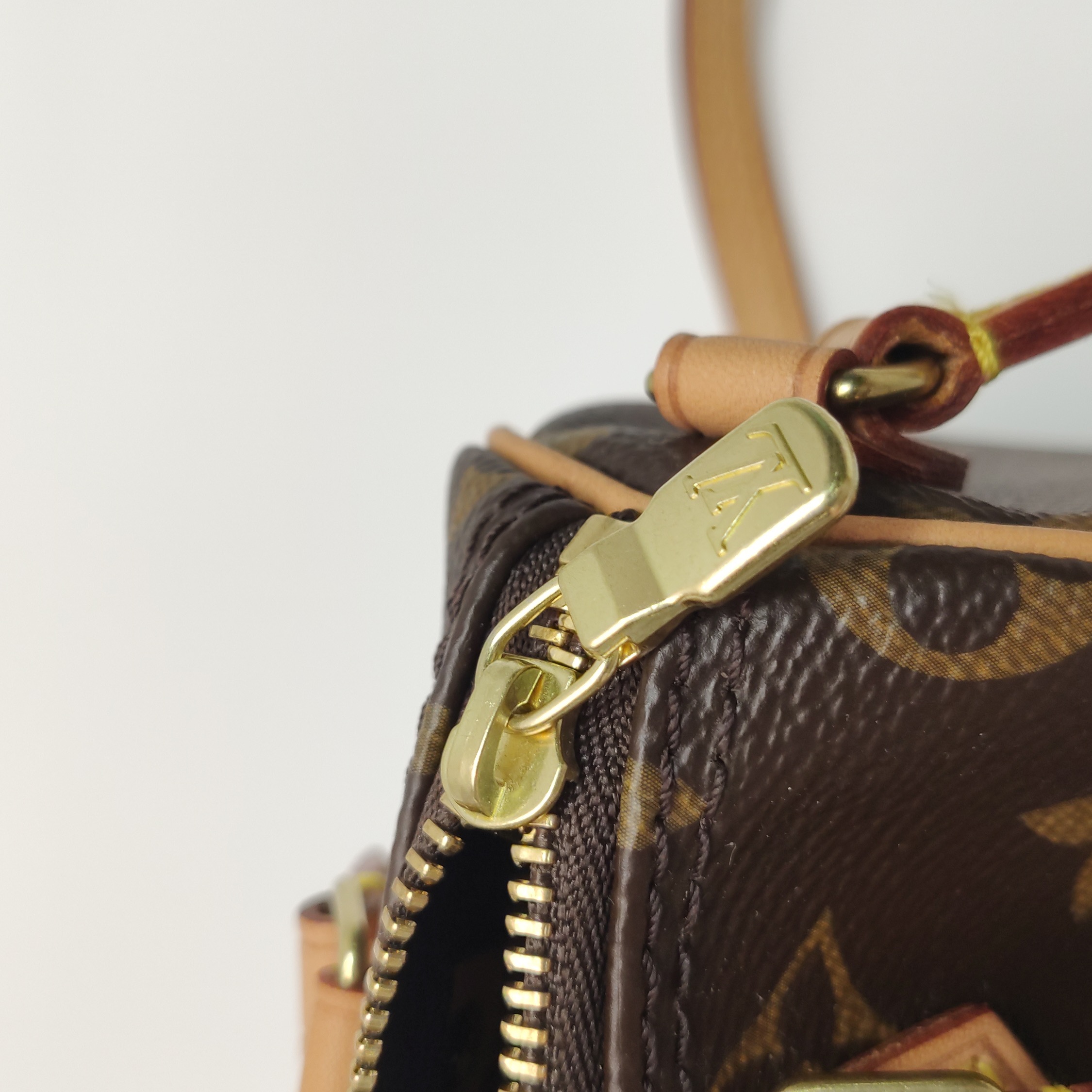 Louis Vuitton(LV) Speedy Bandouliere NM Bag Monogram Canvas Nano — photo 12 of 15