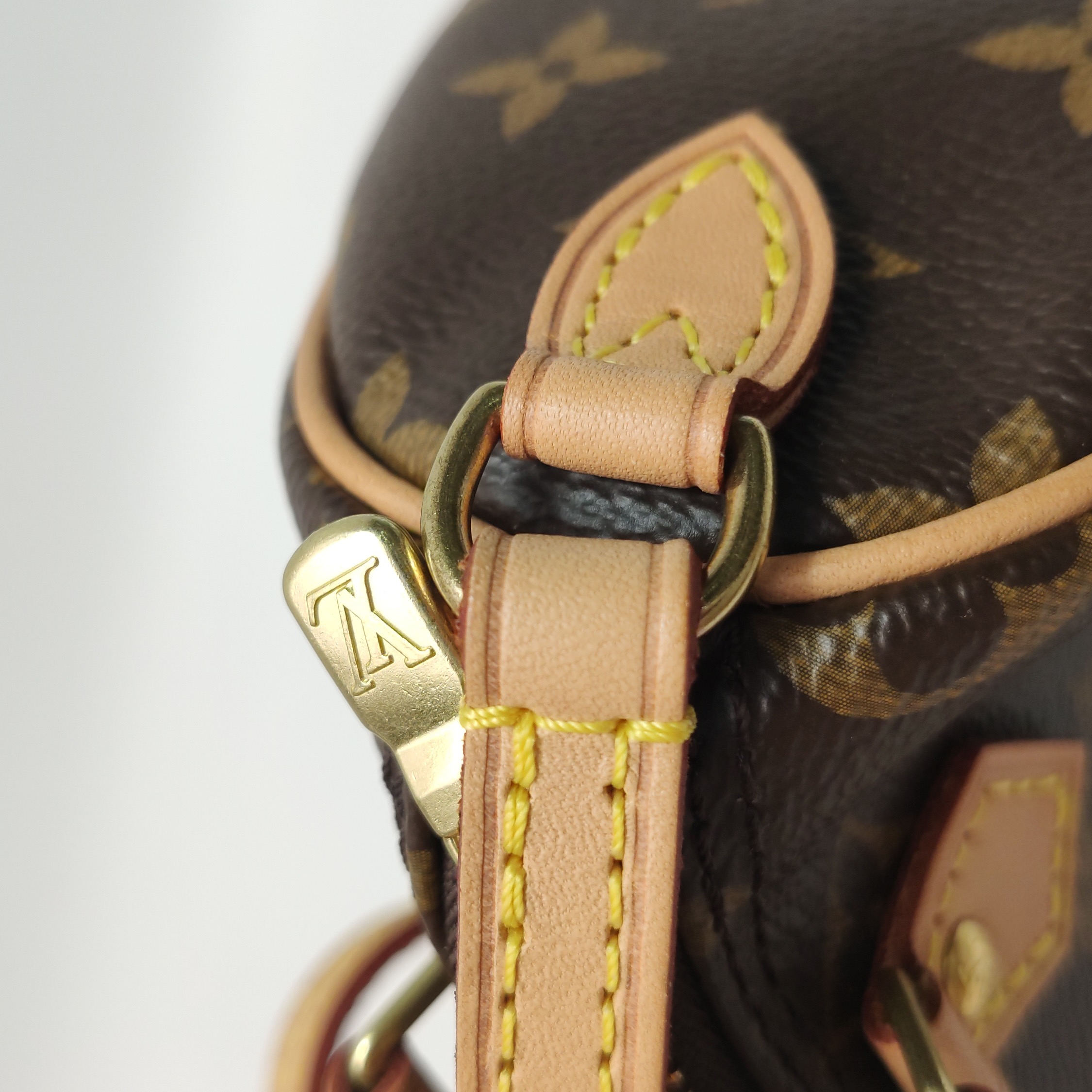 Louis Vuitton(LV) Speedy Bandouliere NM Bag Monogram Canvas Nano — photo 14 of 15